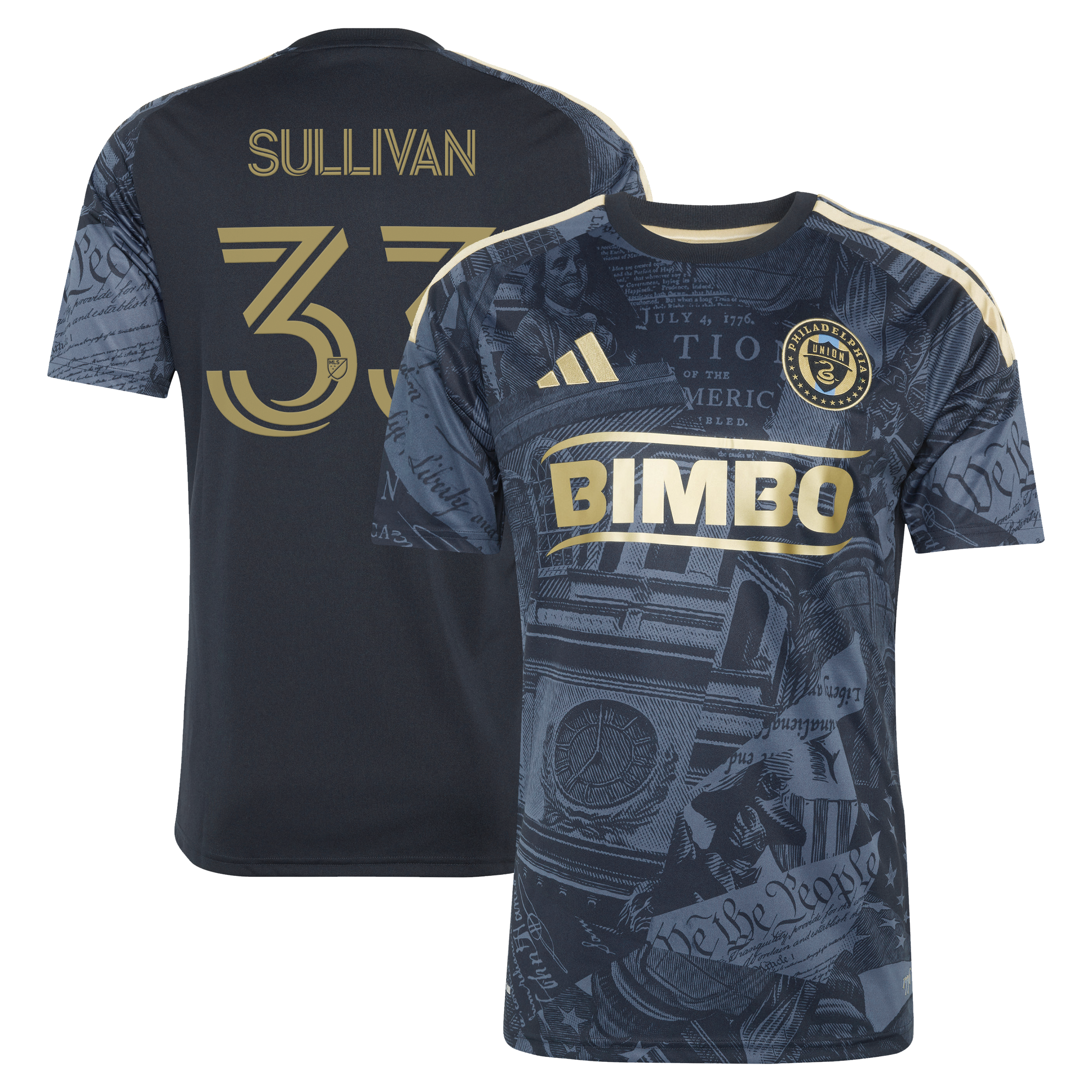 Quinn Sullivan Philadelphia Union 2026 1776 Kit Jersey - Navy
