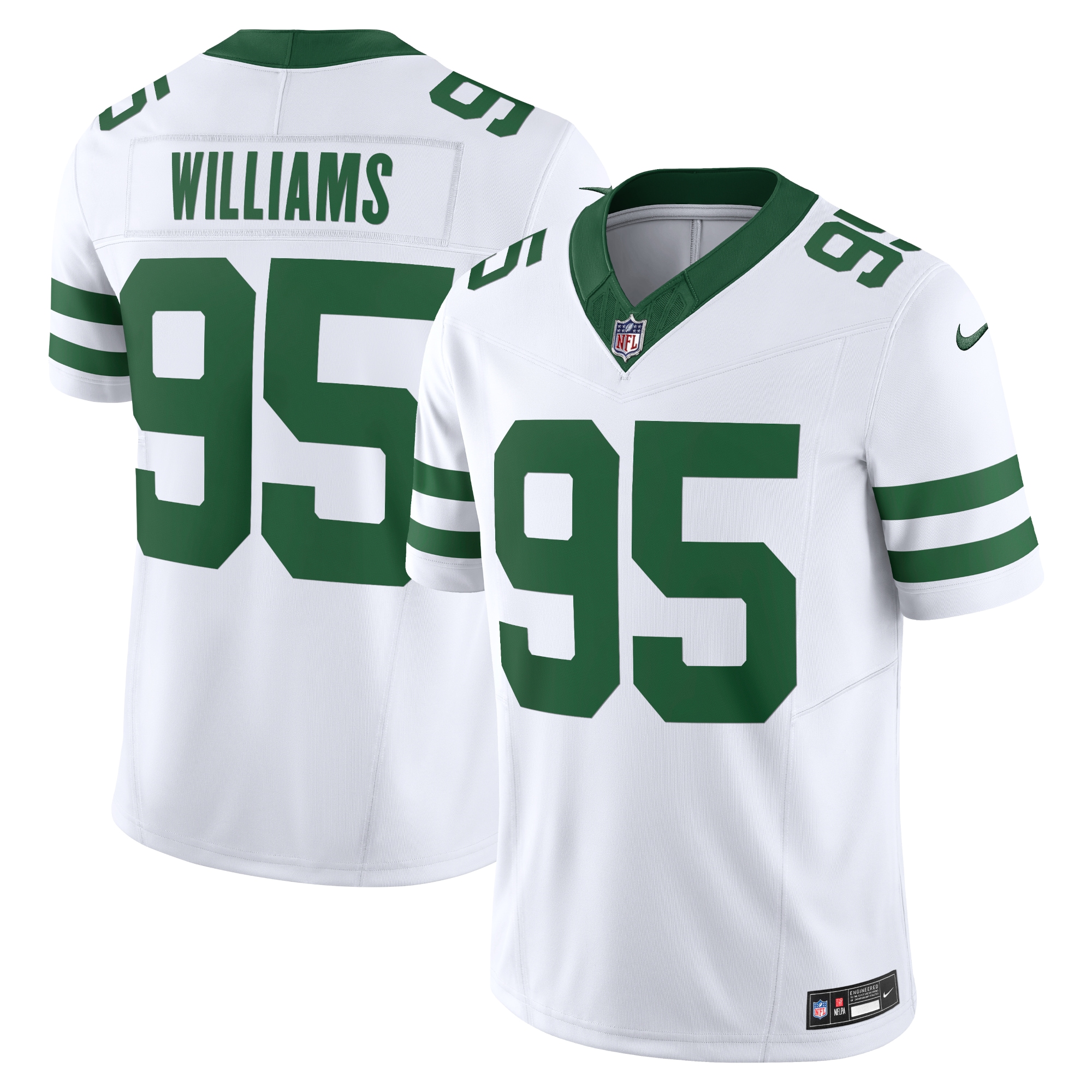 Quinnen Williams New York Jets Vapor F.U.S.E. Limited Jersey - Legacy White