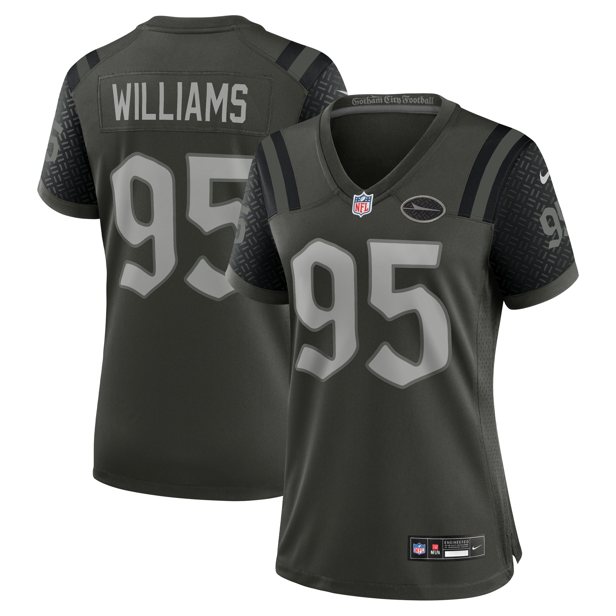 Quinnen Williams New York Jets Women's 2025 Rivalries Collection Game Jersey - Gotham Green
