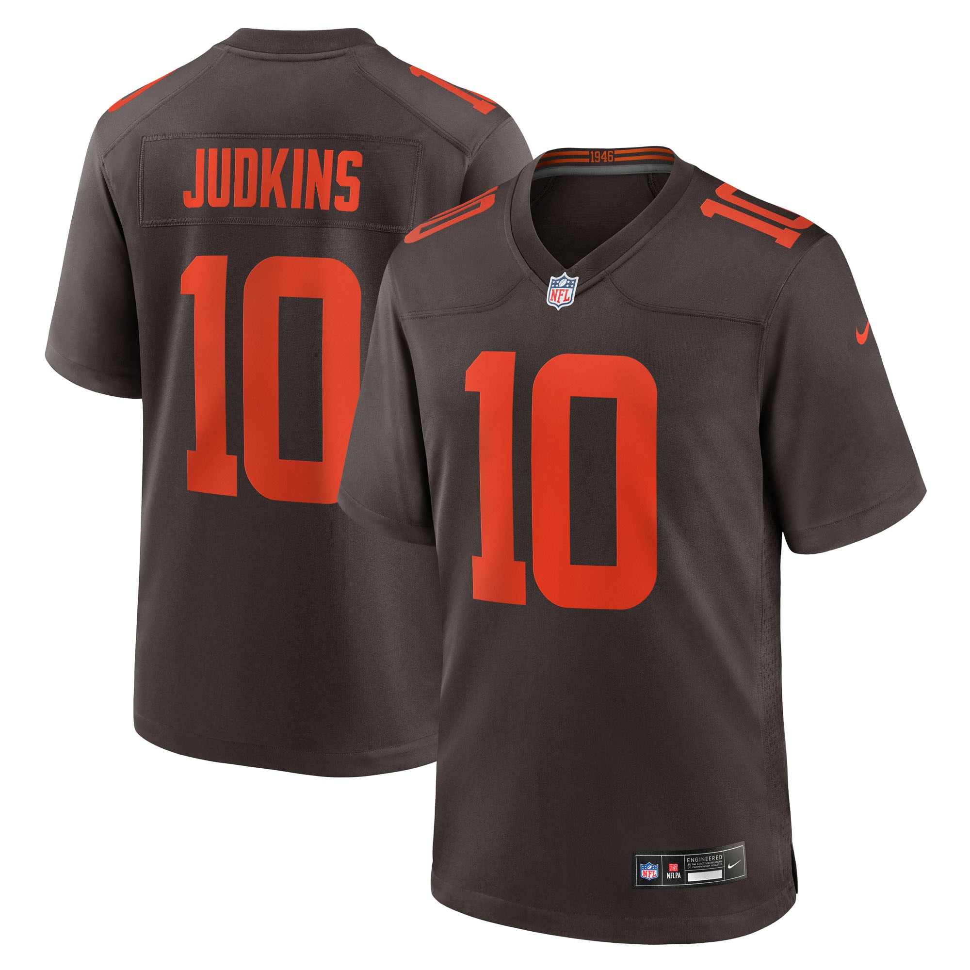 Quinshon Judkins Cleveland Browns Alpha Dawg Game Jersey - Brown