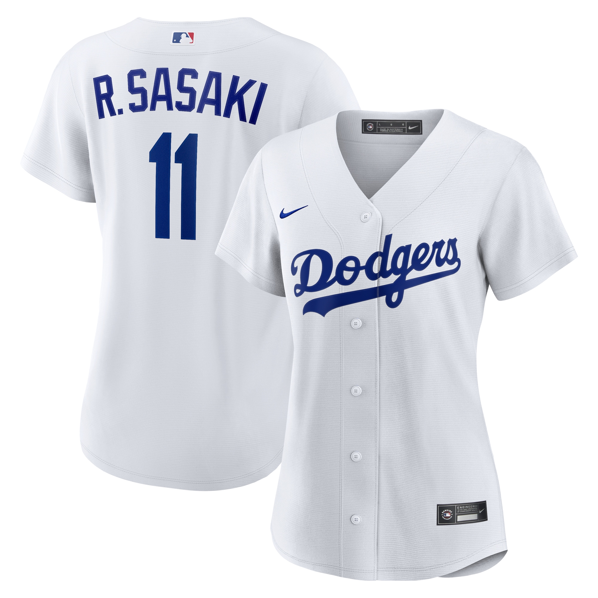 Rōki Sasaki Los Angeles Dodgers Women's Jersey - White