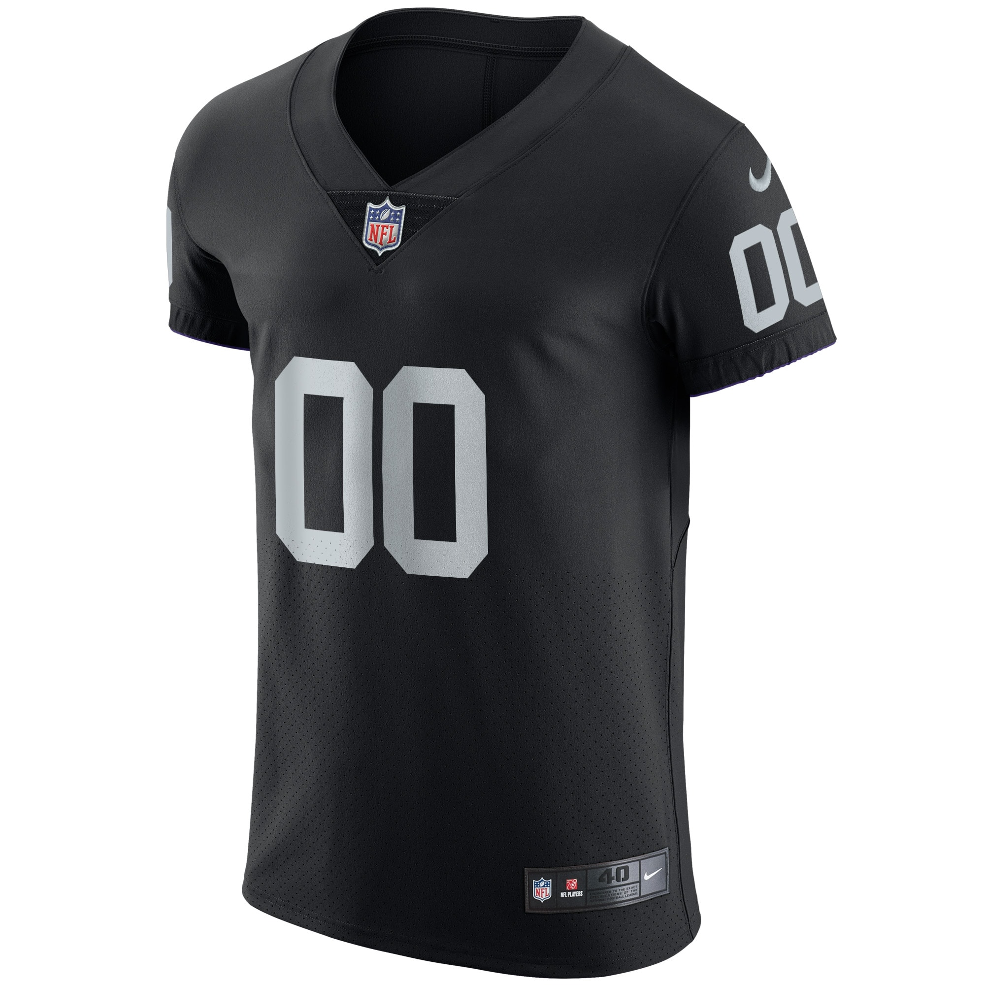 Alternative view of Raiders Black Custom Jersey nike - Nike Raiders Black Custom Jersey
