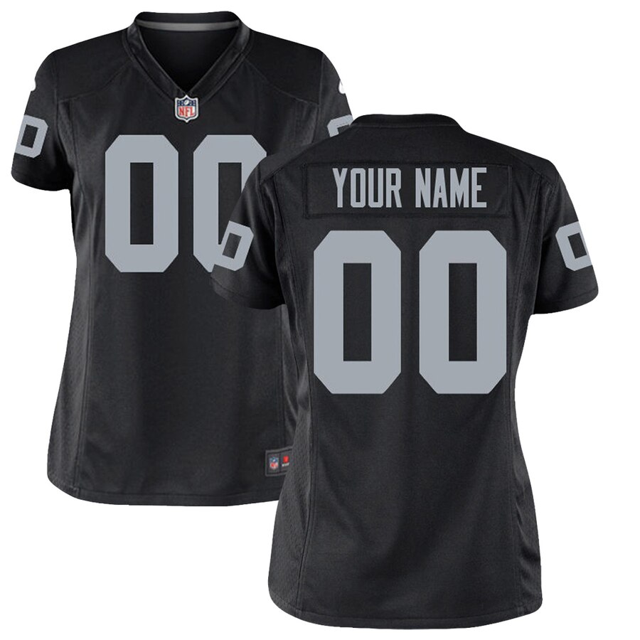 Raiders Black Custom Jersey - Nike - Personalize Your Game!