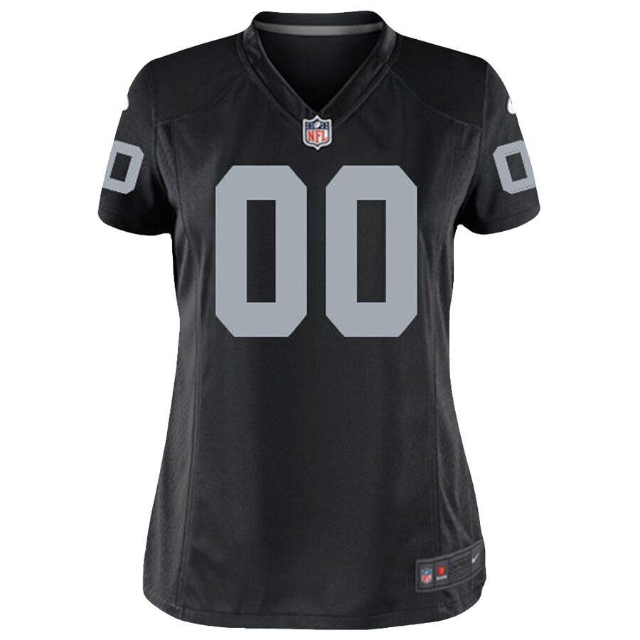 Alternative view of Raiders Black Custom Jersey - Nike - Personalize Your Game!