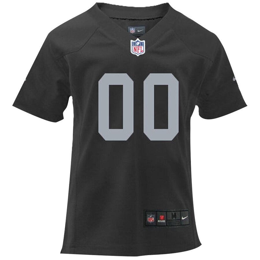 Alternative view of Raiders Black Custom Jersey nike personalized - Raiders Black Custom
