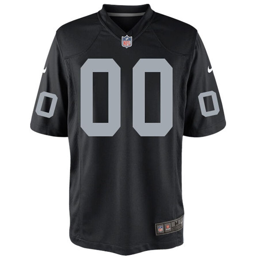Alternative view of Raiders Black Silver Custom Jersey - Nike - Personalize NFL Style