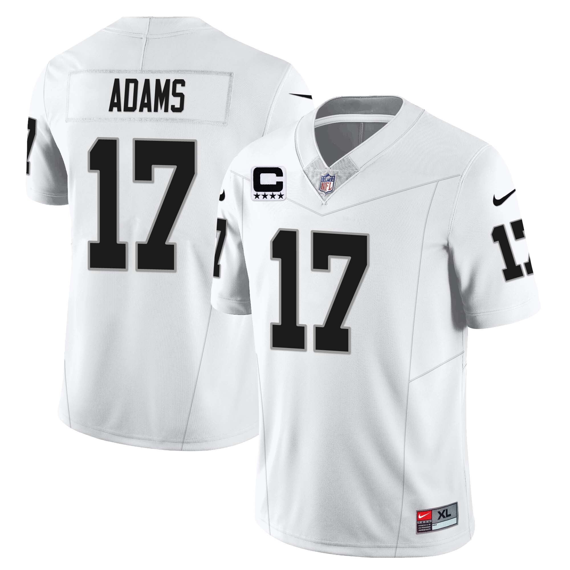 Alternative view of Raiders Garoppolo #10 Jersey - Nike Raiders Garoppolo #10 White Jersey