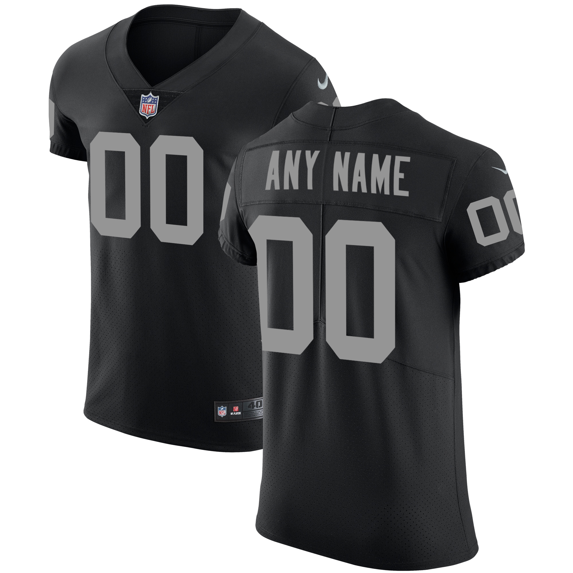 Raiders Stealth Custom Jersey - Nike - Design Your Own!