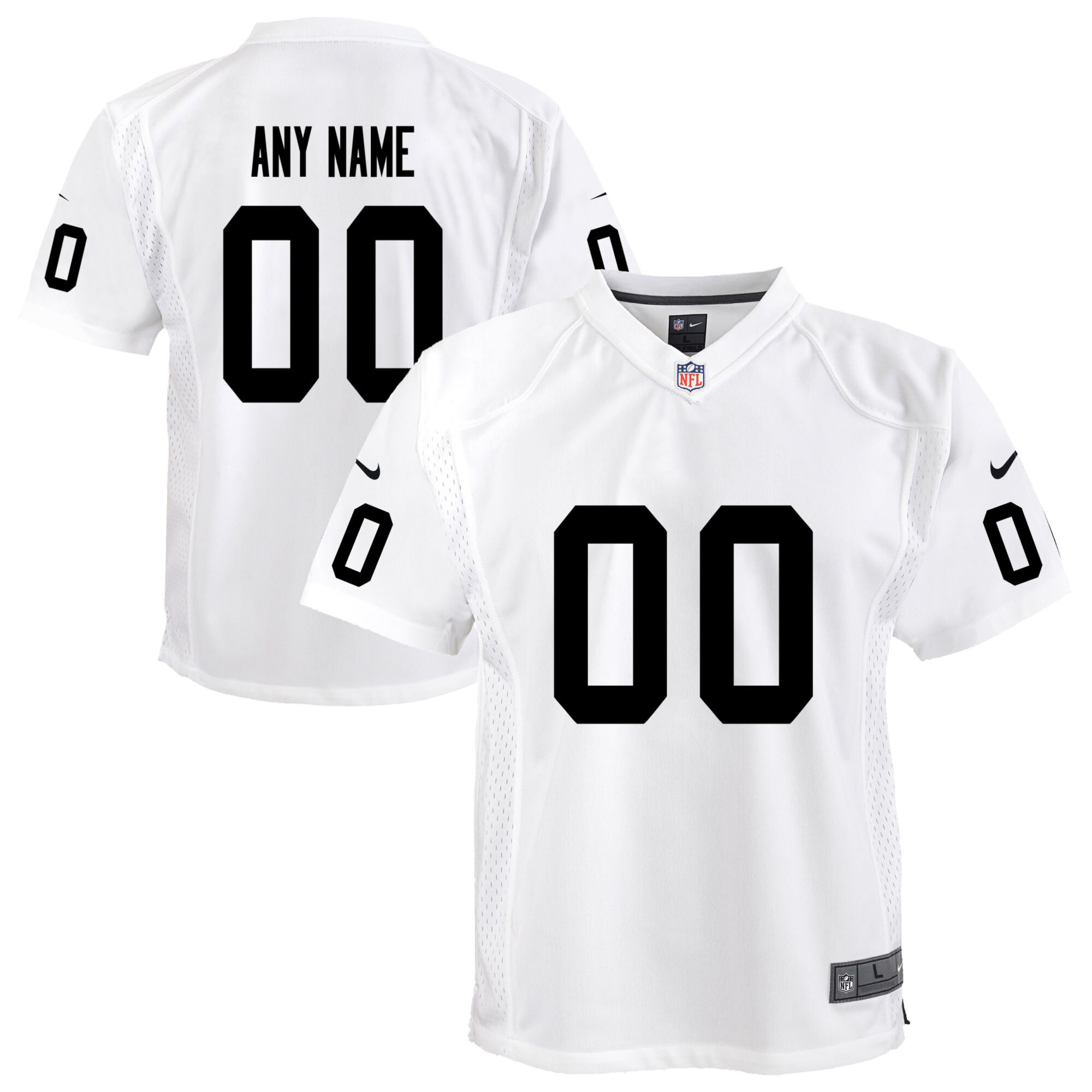 Raiders White Custom Jersey nike design - Nike Raiders White Custom