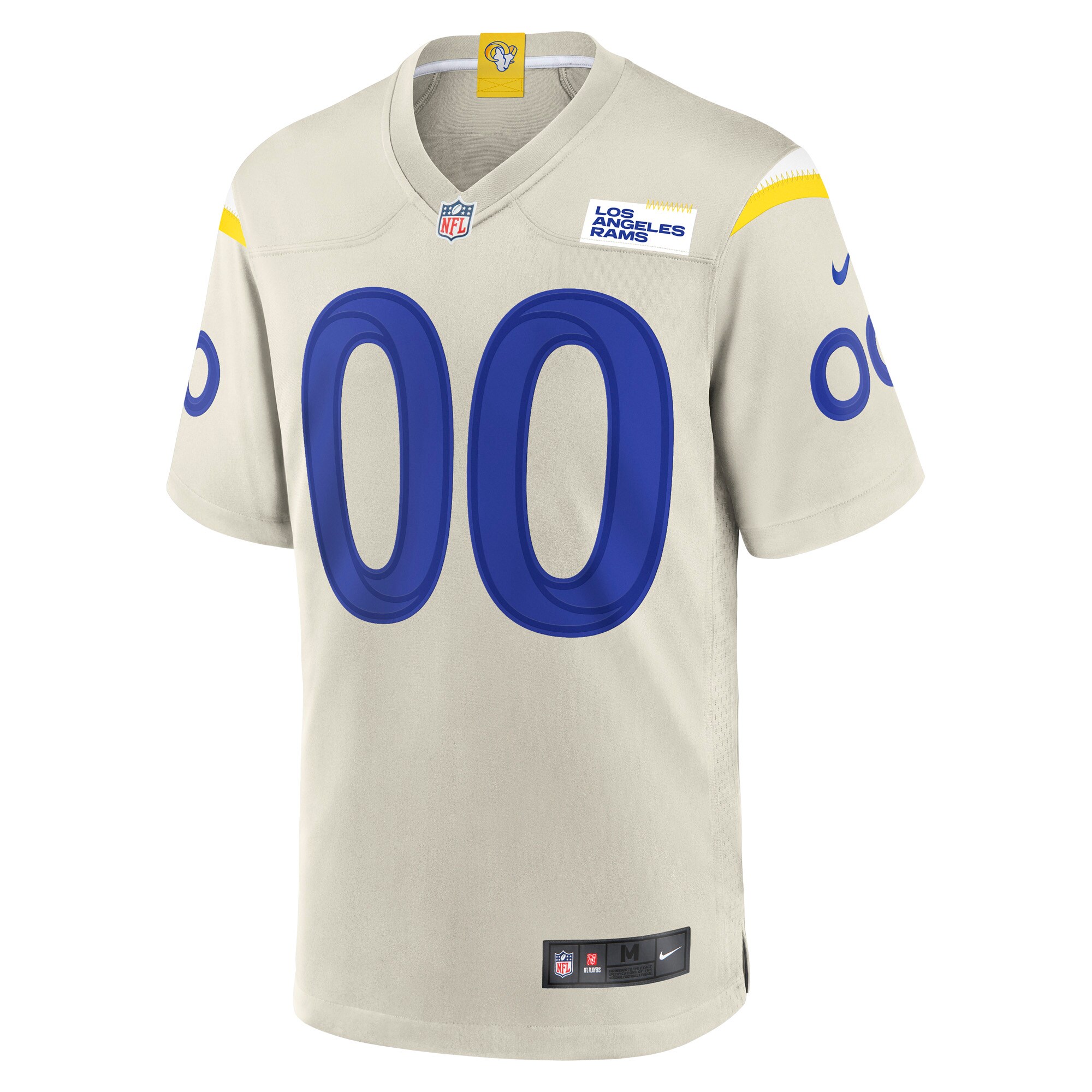 Alternative view of Rams Beige Custom Jersey - Nike - Personalize Your NFL Look!