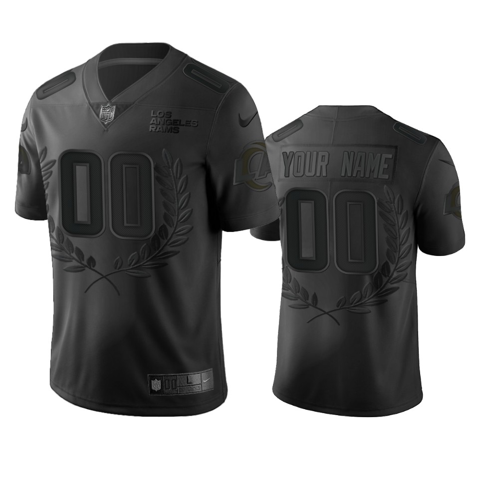 Rams Black Custom Jersey - Nike - Personalize Your Style!