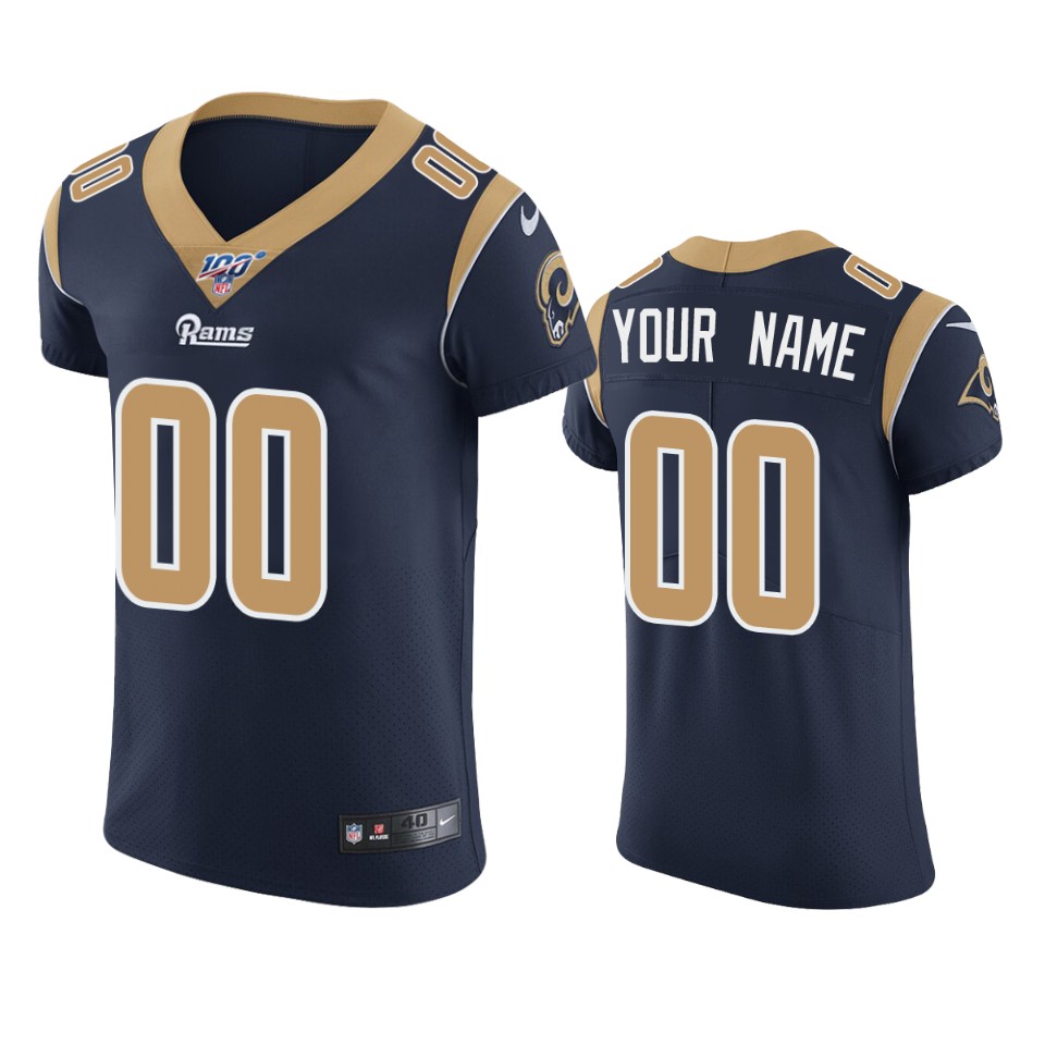 Rams Navy Gold Custom Jersey - Los Angeles Rams Navy & Gold Nike