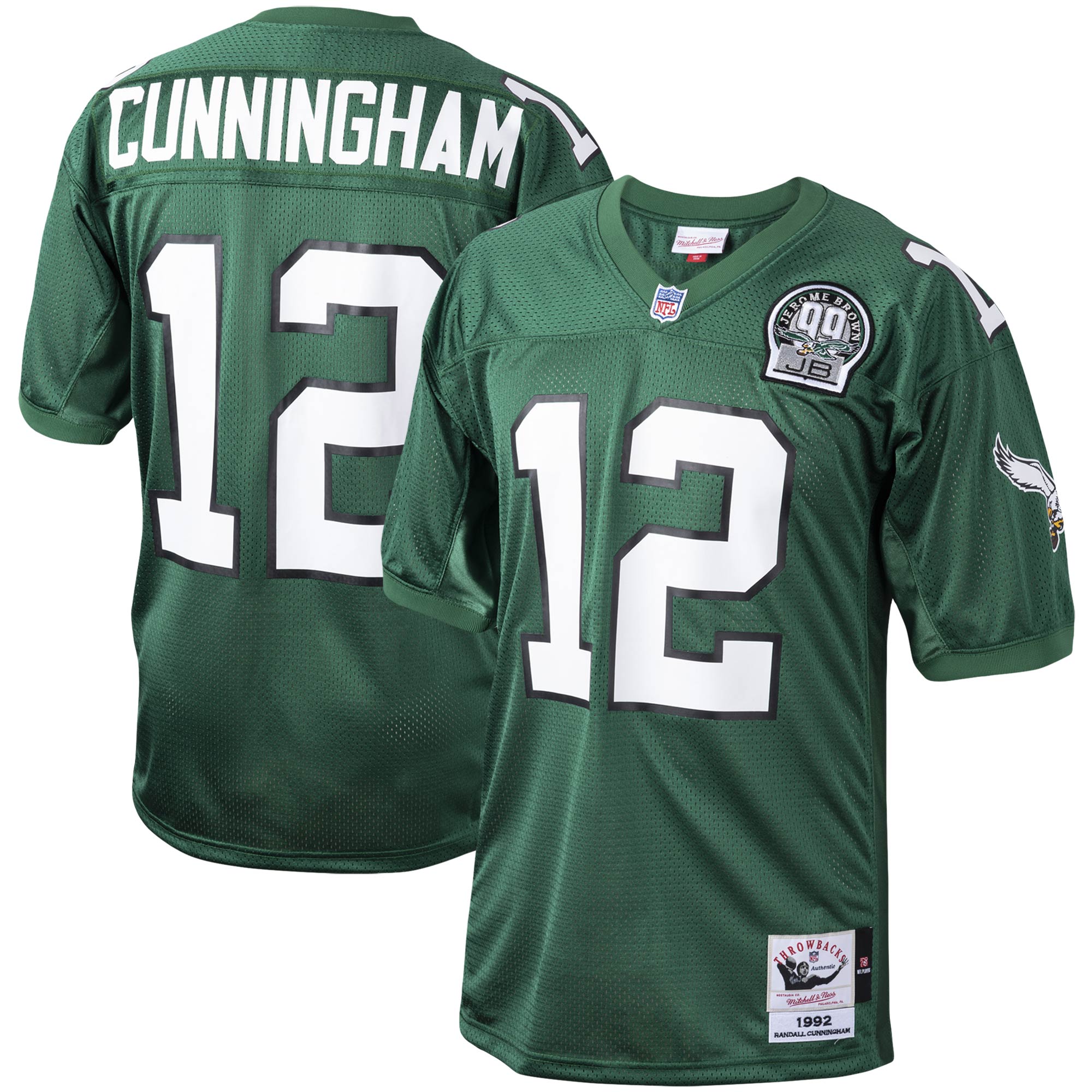 Randall Cunningham Philadelphia Eagles 1992 Throwback Retired Player Jersey