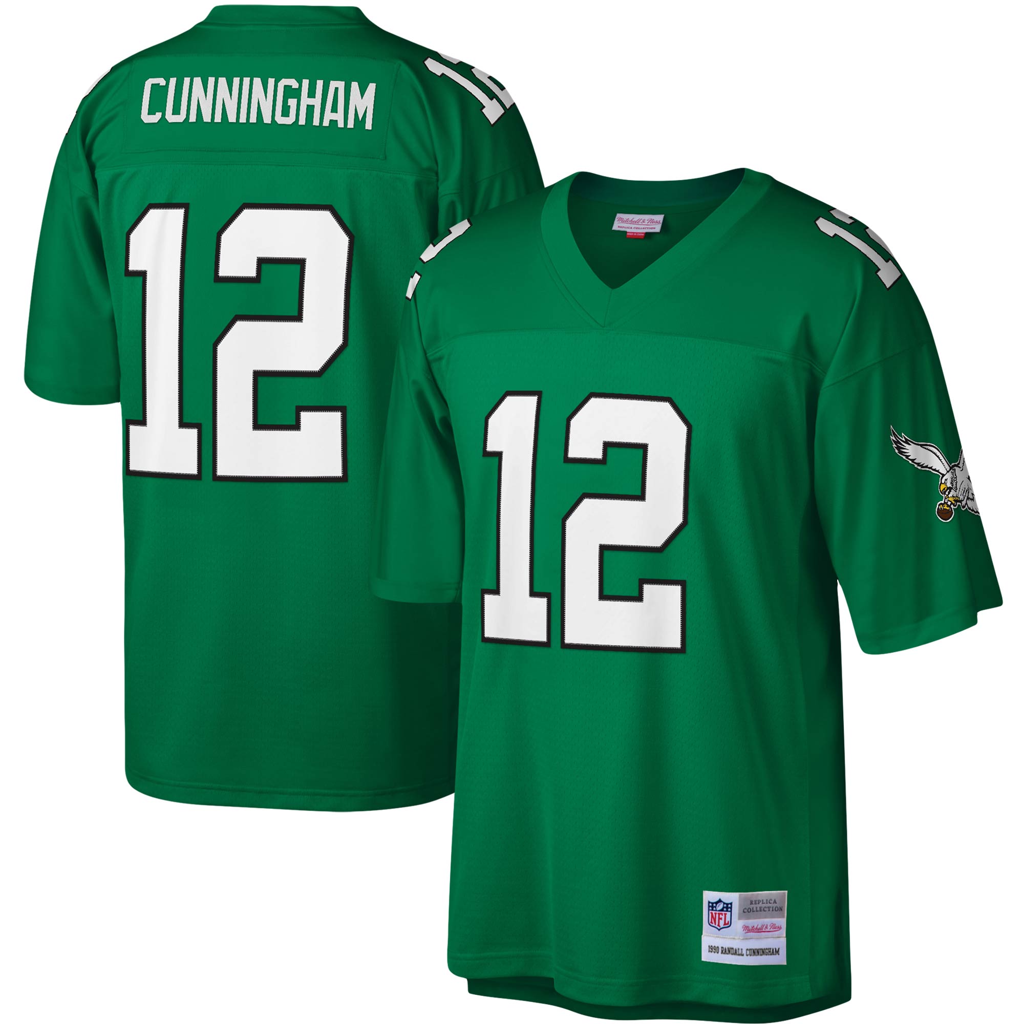 Randall Cunningham Philadelphia Eagles Legacy Jersey - Kelly Green