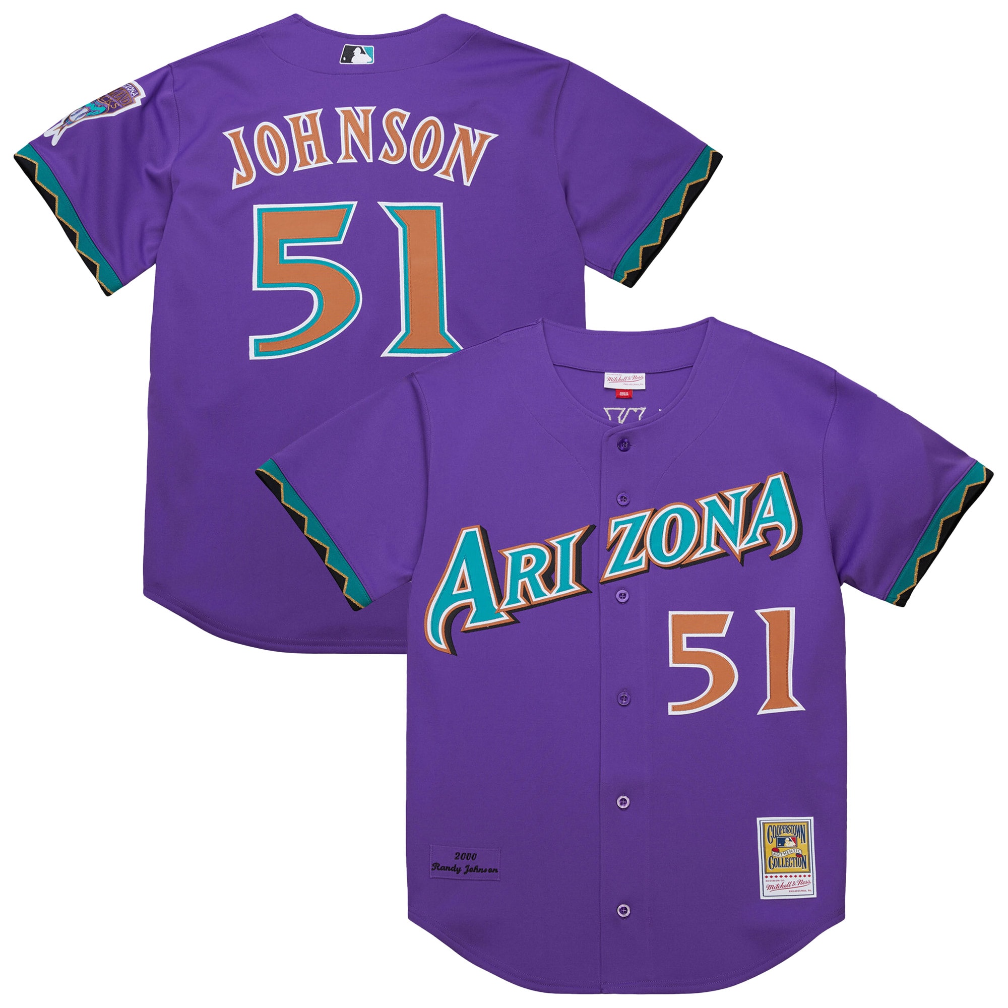 Randy Johnson Arizona Diamondbacks 2000 Throwback Jersey