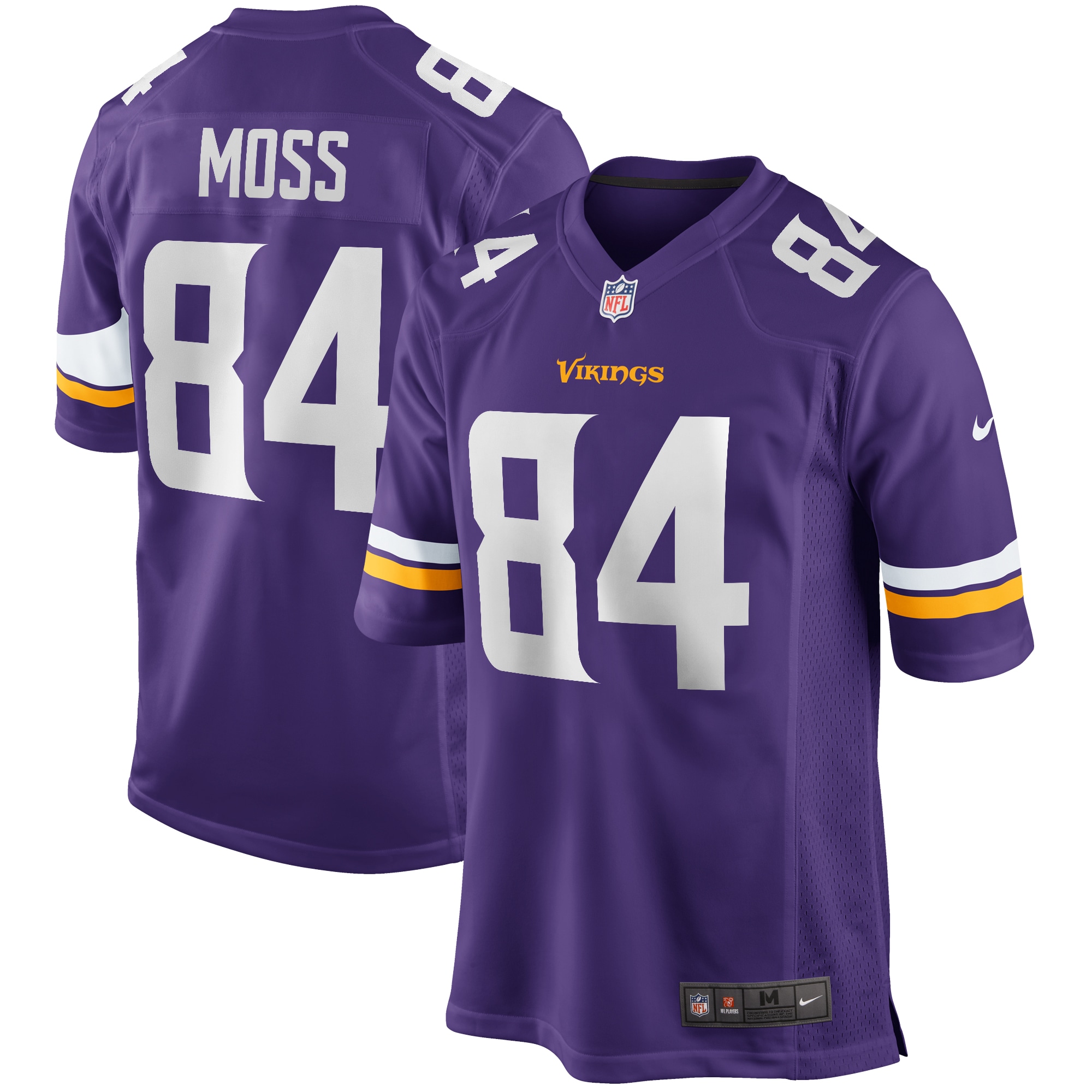 Randy Moss Minnesota Vikings Game Retired Player Jersey