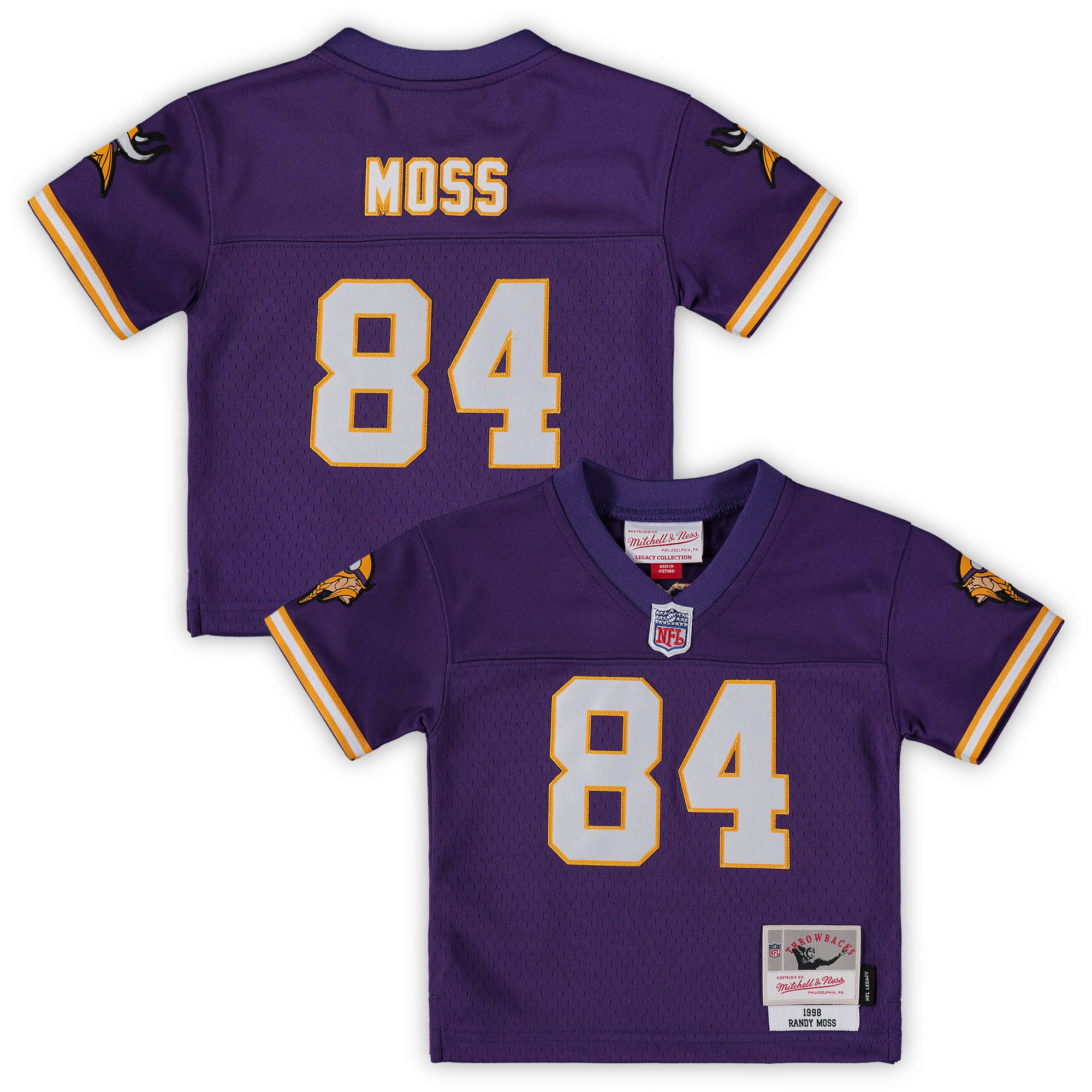 Randy Moss Minnesota Vikings Infant 1998 Retired Legacy Jersey - Purple