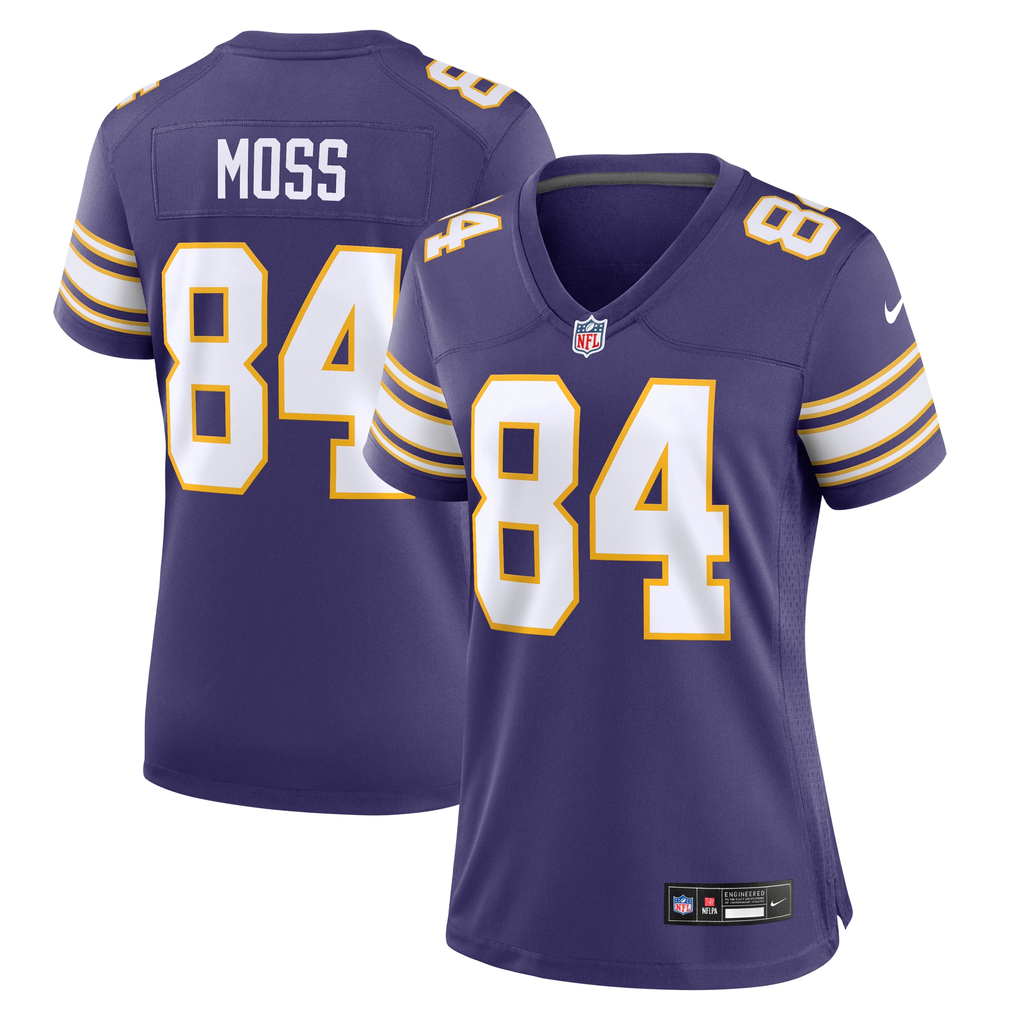 Randy Moss Minnesota Vikings Women's Classic Retired Player Game Jersey - Purple