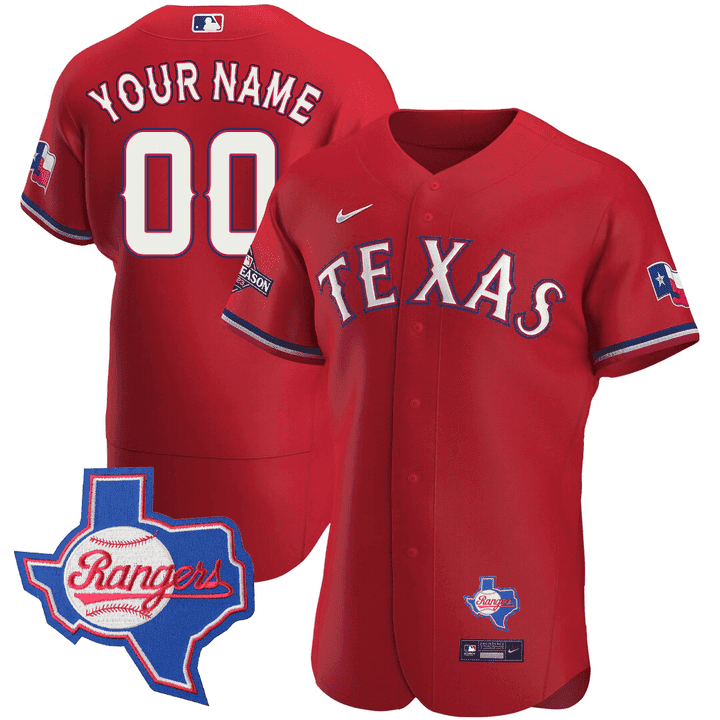 Alternative view of Rangers Gray Road Jersey - Nike - Custom Name & Number