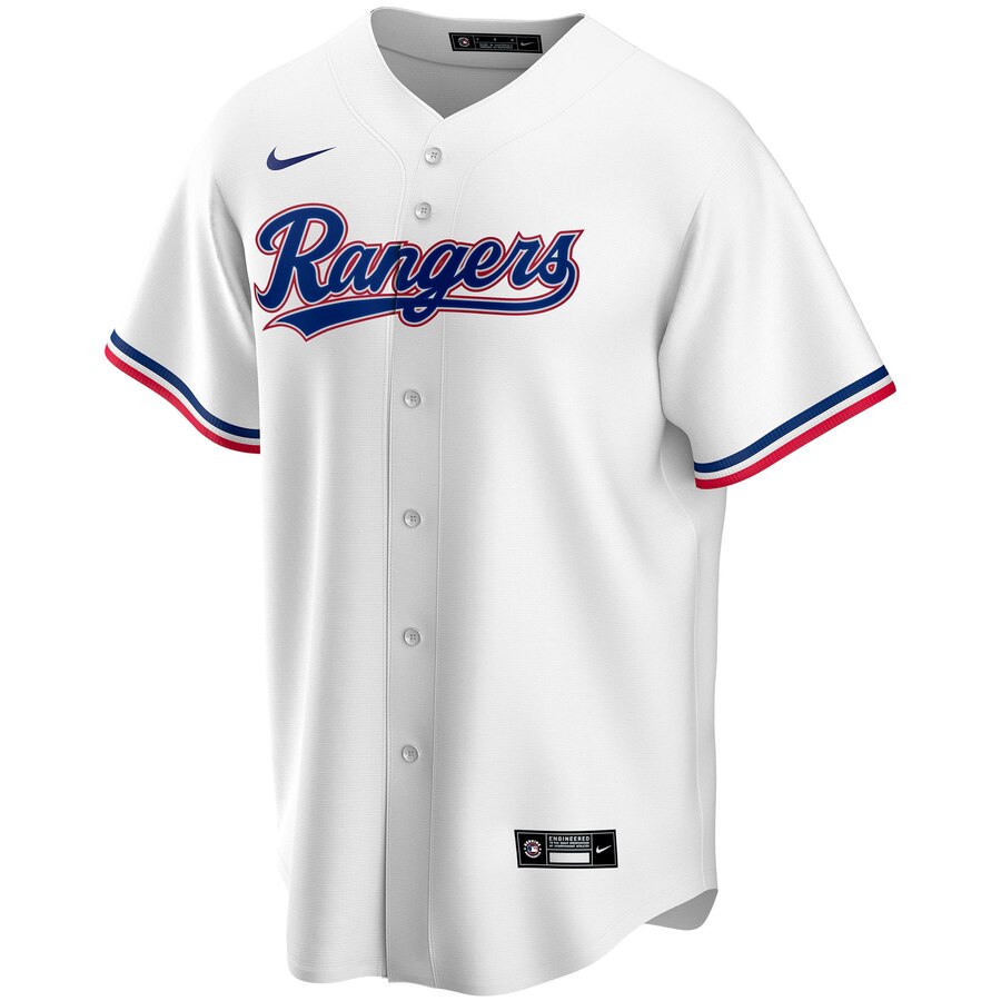 Alternative view of Rangers White Custom Jersey nike - Nike Rangers White Custom Jersey