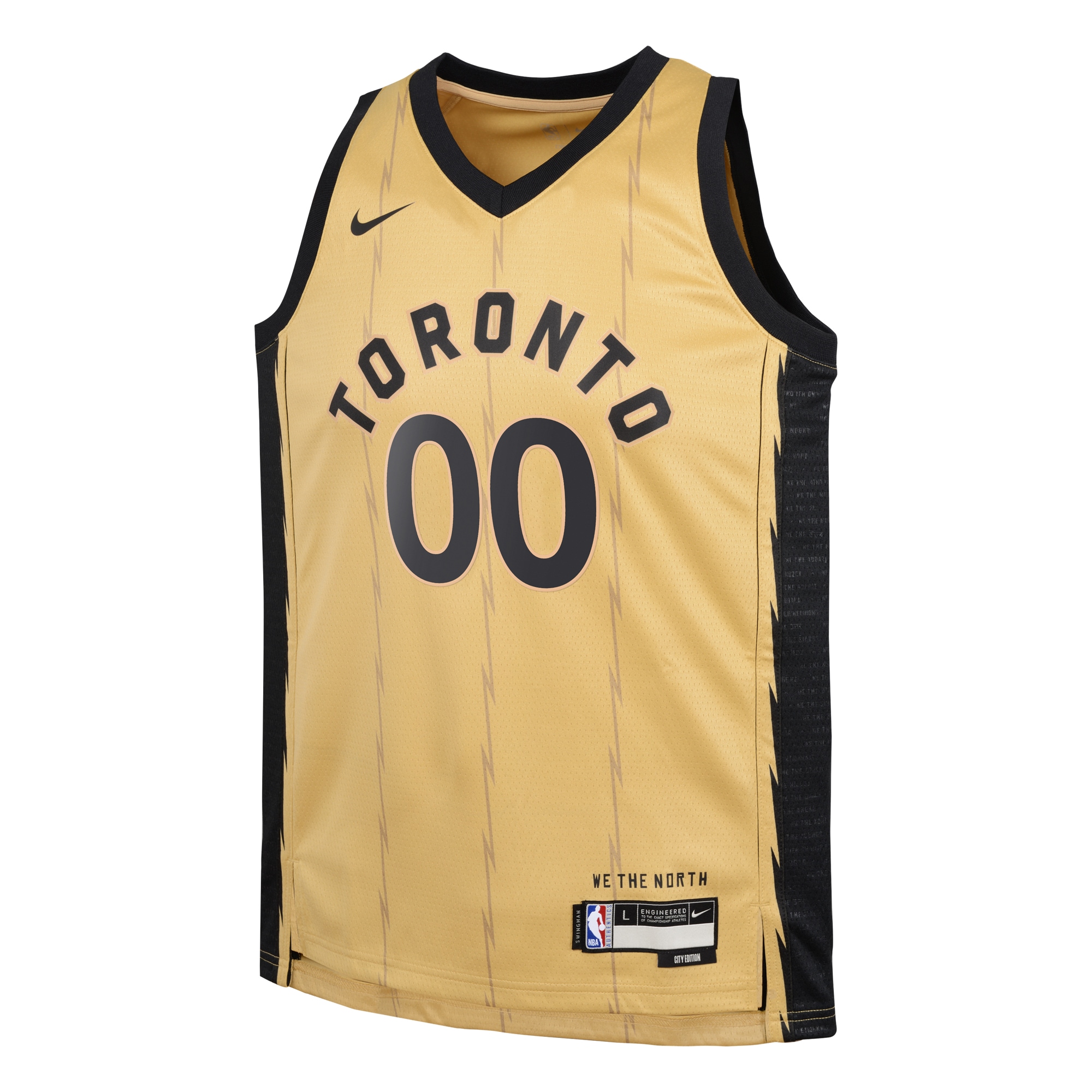 Alternative view of Raptors City Edition Gold Jersey - Nike - Custom Name & Number