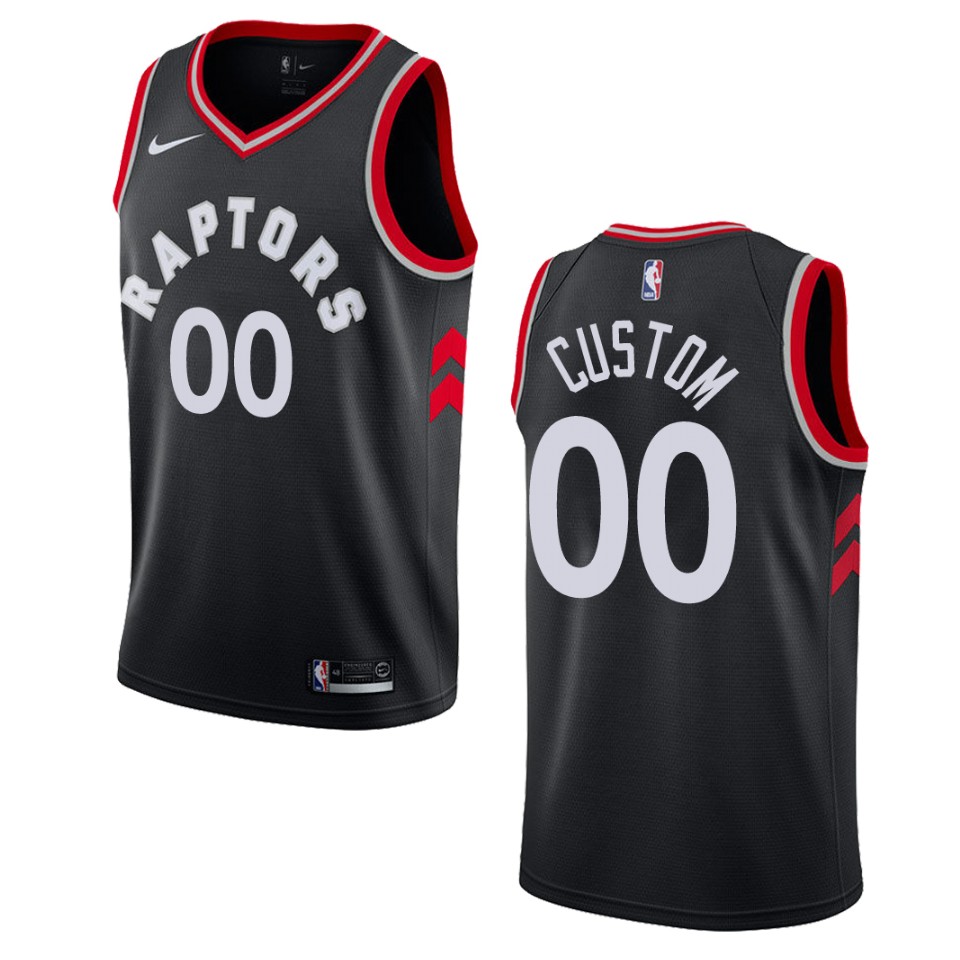 Raptors Custom Black Jersey nike - Nike Raptors Custom Black Jersey