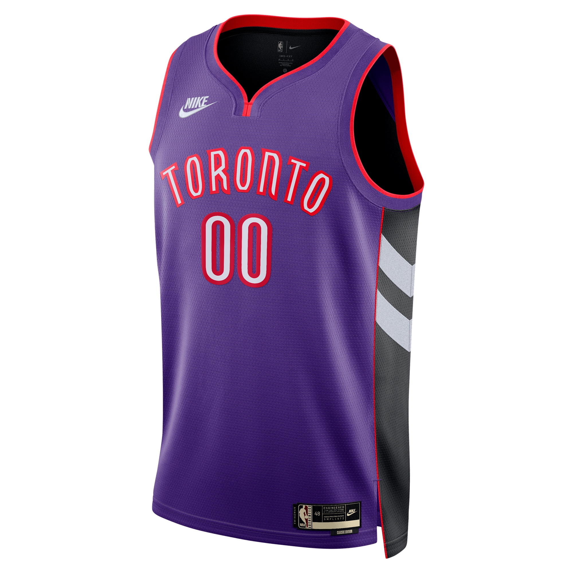 Alternative view of Raptors Purple Custom Jersey - Nike Raptors Purple Jersey - Custom