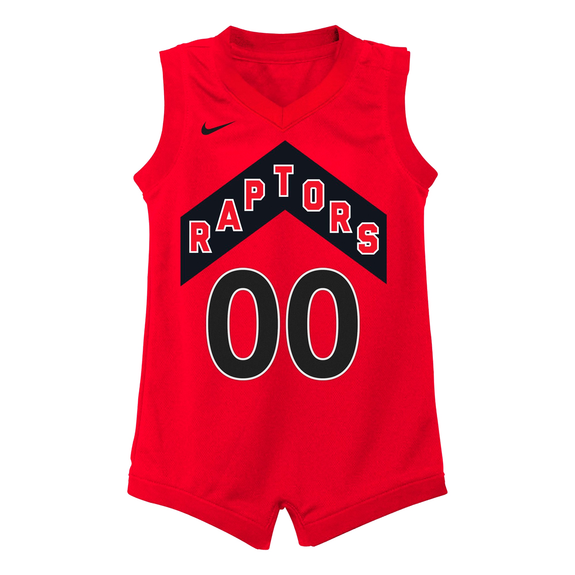 Alternative view of Raptors Red Baby Bodysuit - Nike Raptors Red Bodysuit - Personalized