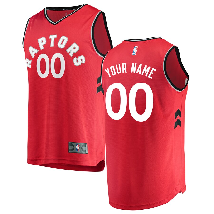 Raptors Red Custom Jersey fanatics - Fanatics Raptors Red Custom