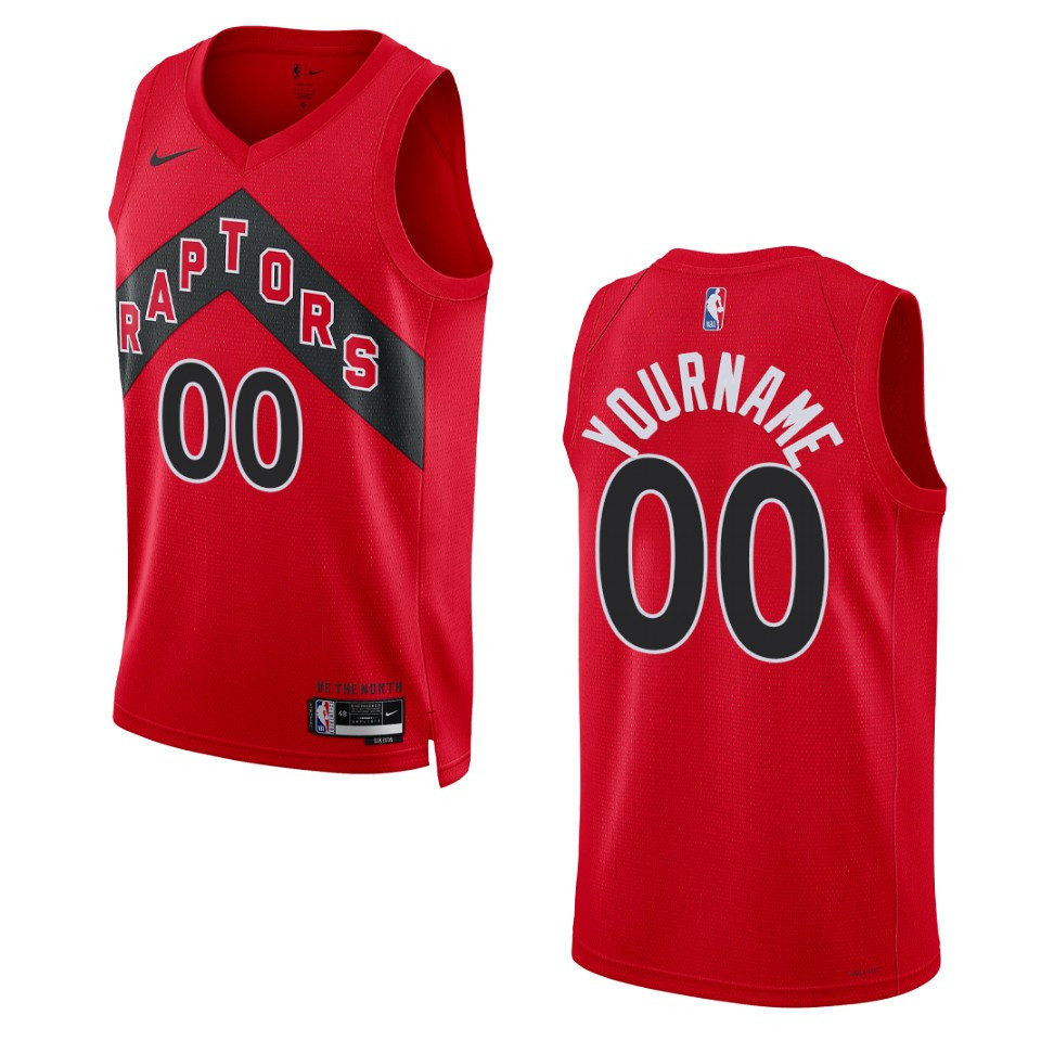 Raptors Red Custom Jersey nike personalized - Nike Raptors Red Custom