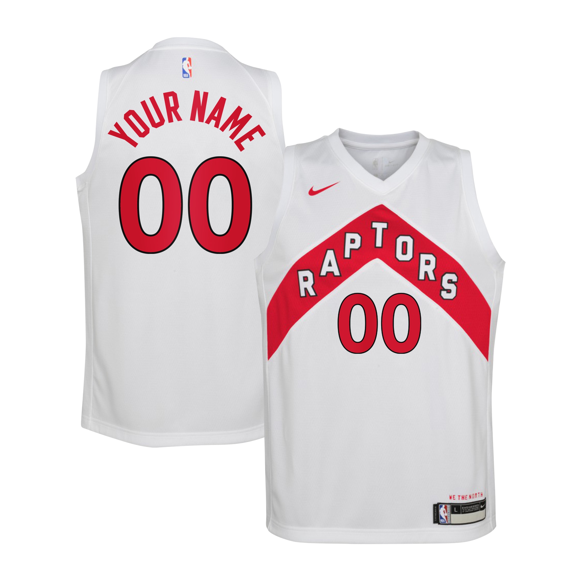 Raptors White Jersey Custom - Nike Raptors White Jersey - Custom Name