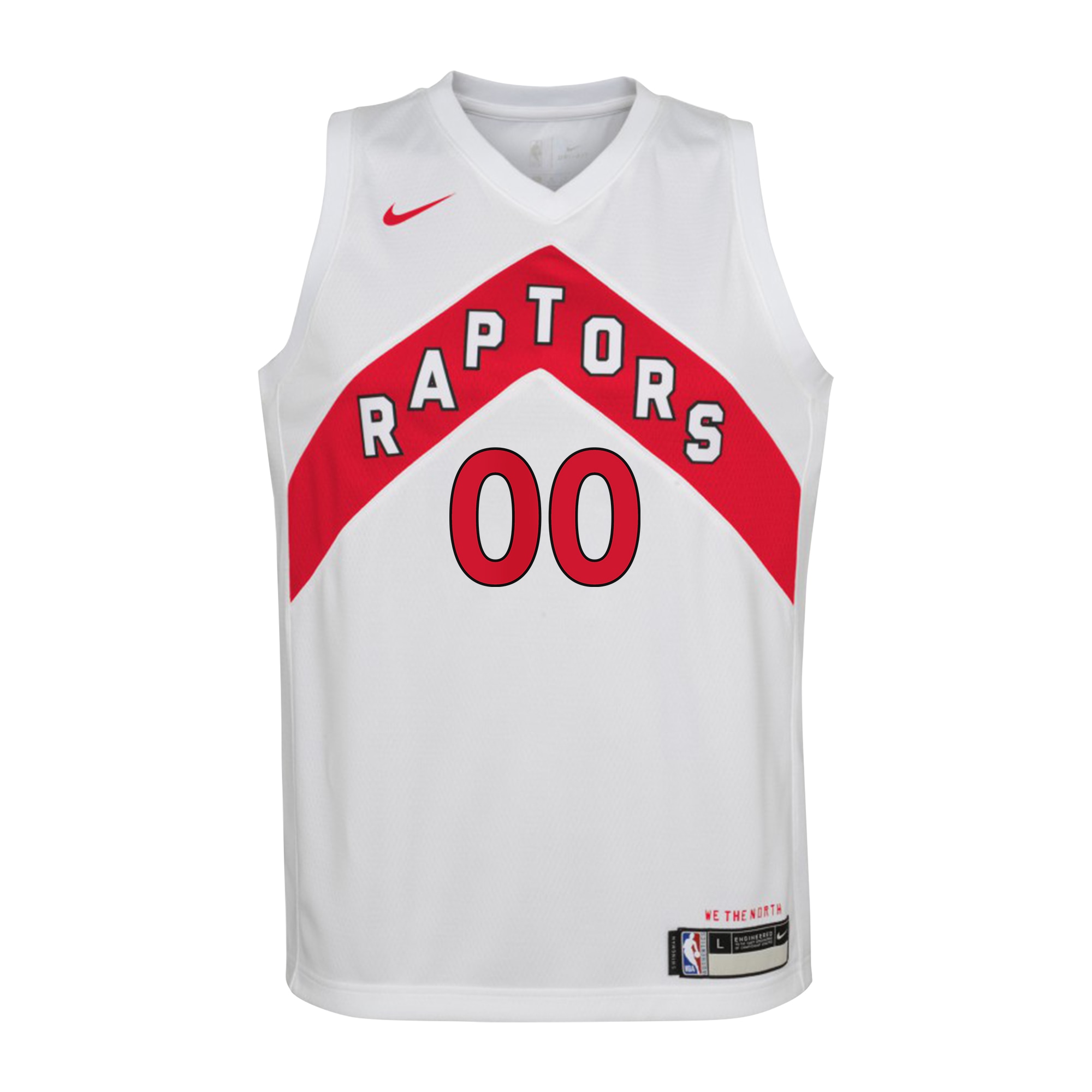 Alternative view of Raptors White Jersey Custom - Nike Raptors White Jersey - Custom Name