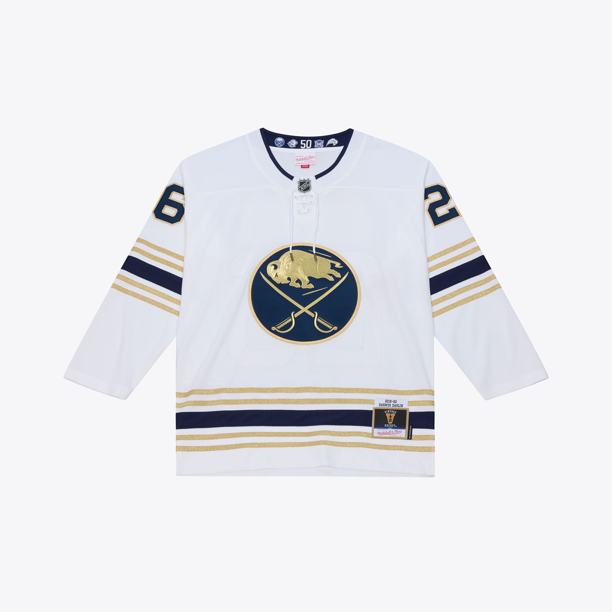 Rasmus Dahlin Buffalo Sabres 2019 Power Play Jersey - White