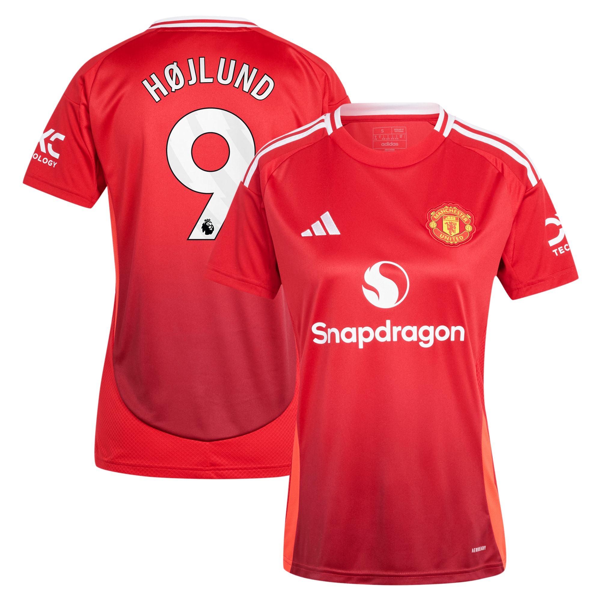 Rasmus Højlund Manchester United Women's 2024/25 Home Player Jersey