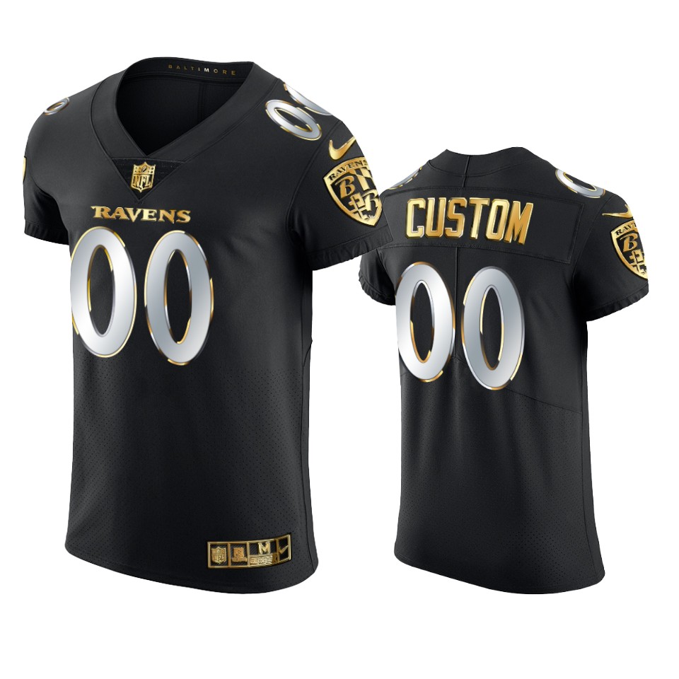 Ravens Black & Gold Custom Jersey - Nike - Personalize It!