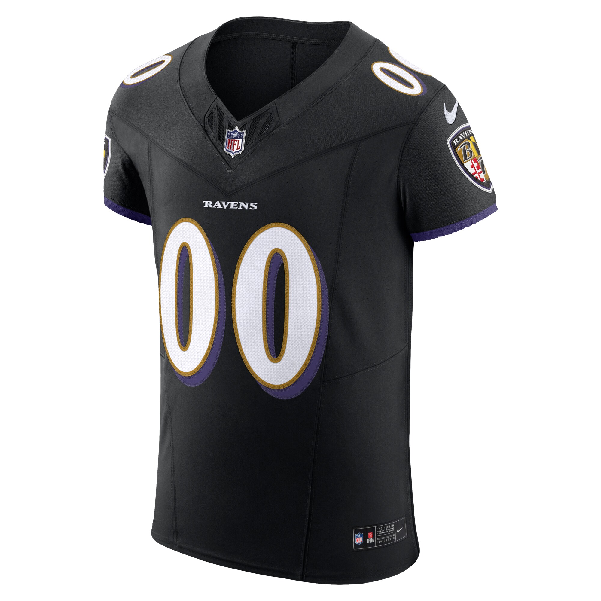 Alternative view of Ravens Black Alternate Jersey nike - Nike Ravens Black Alternate