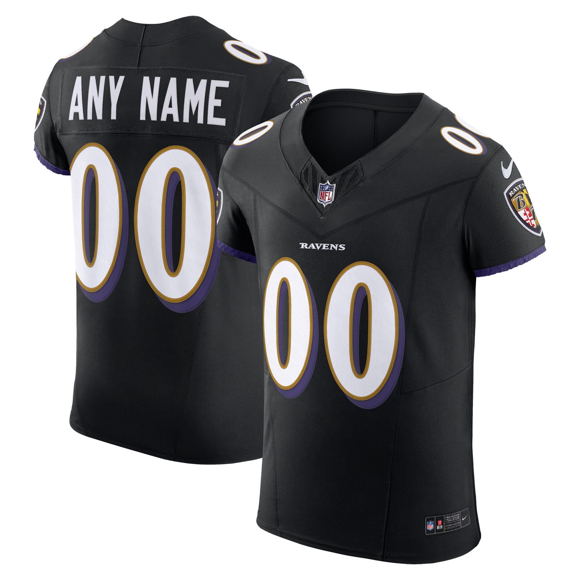 Ravens Black Alternate Jersey nike - Nike Ravens Black Alternate