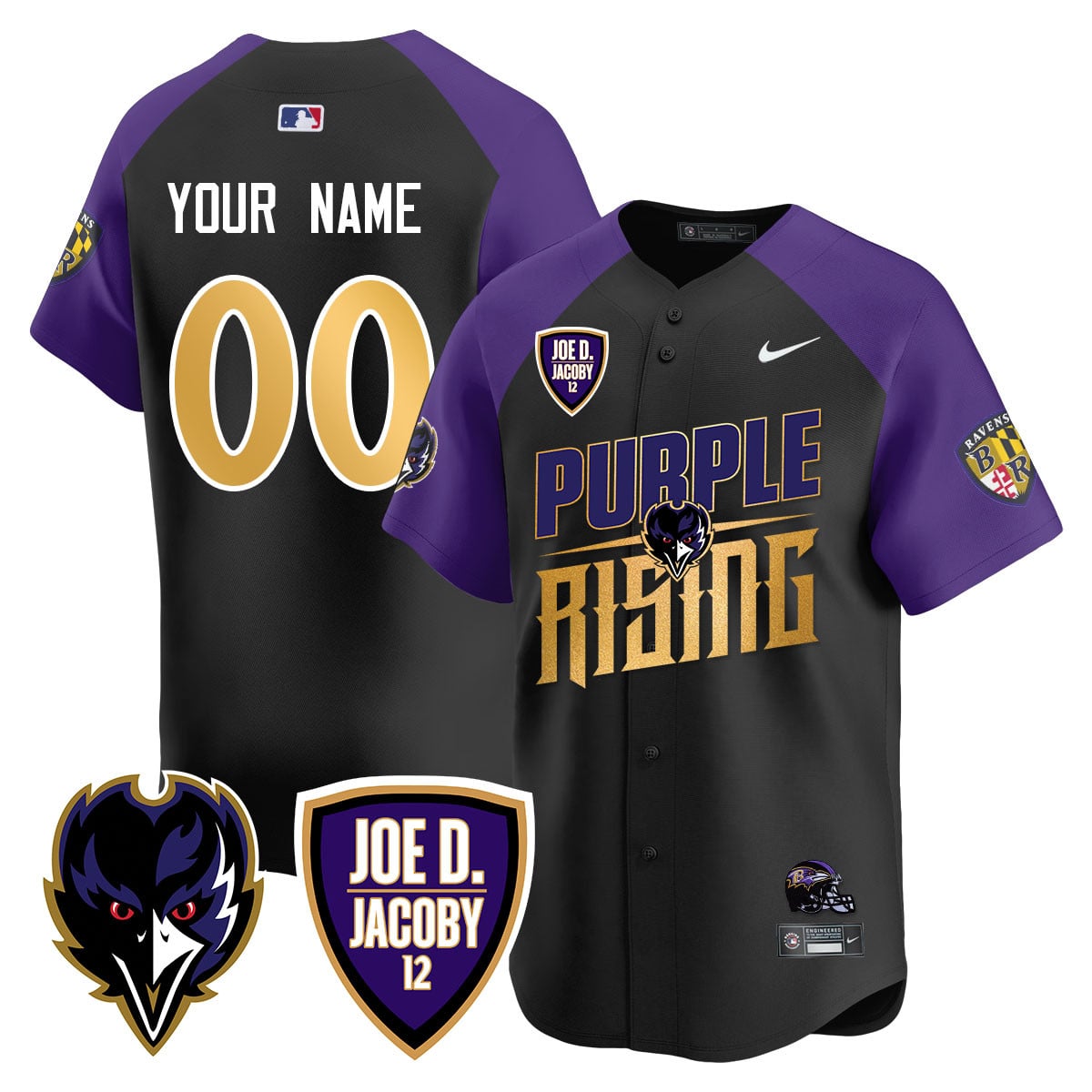 Ravens Purple Rising Jersey - Nike - Limited Edition