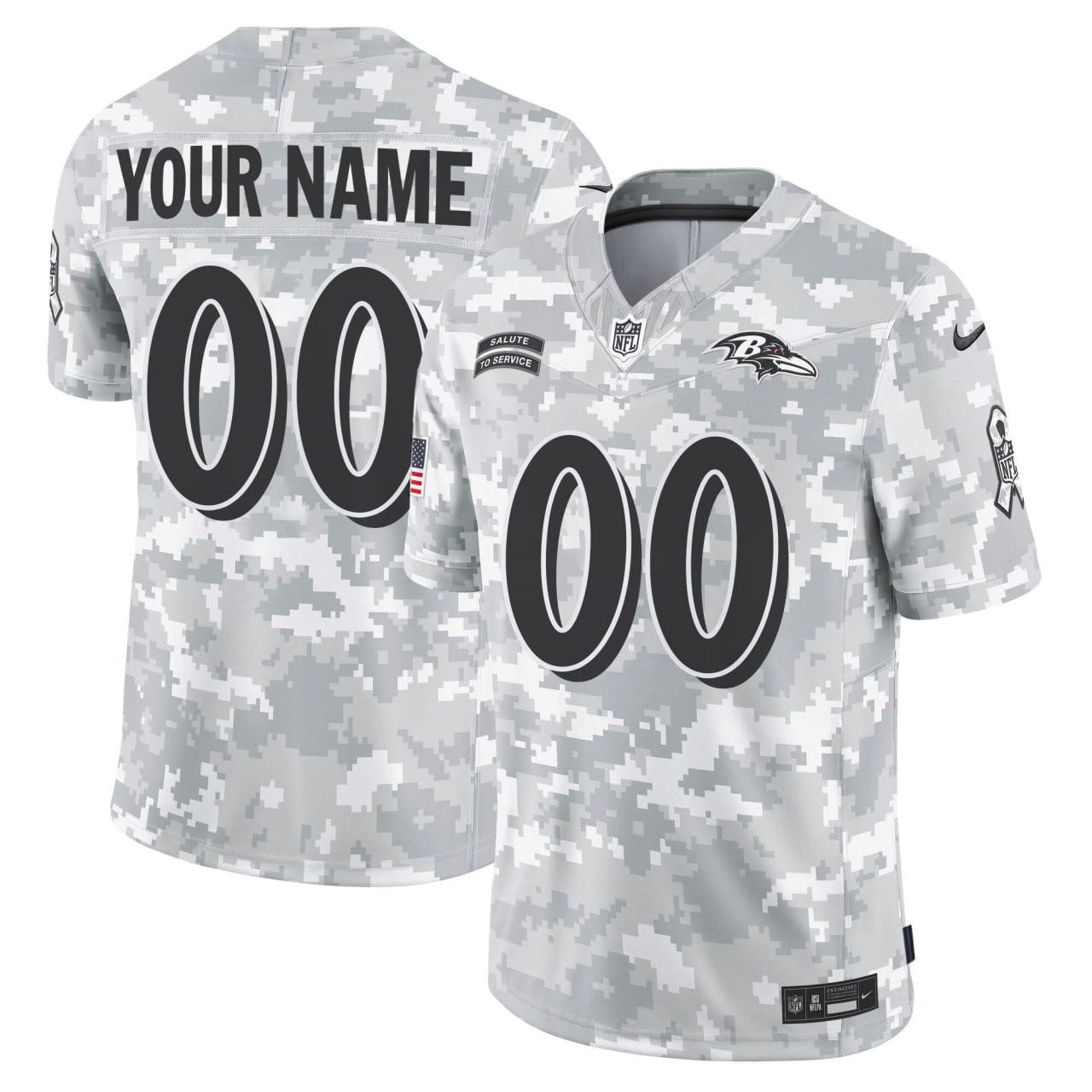 Ravens Salute Service Jersey - Nike Ravens Salute to Service Camo