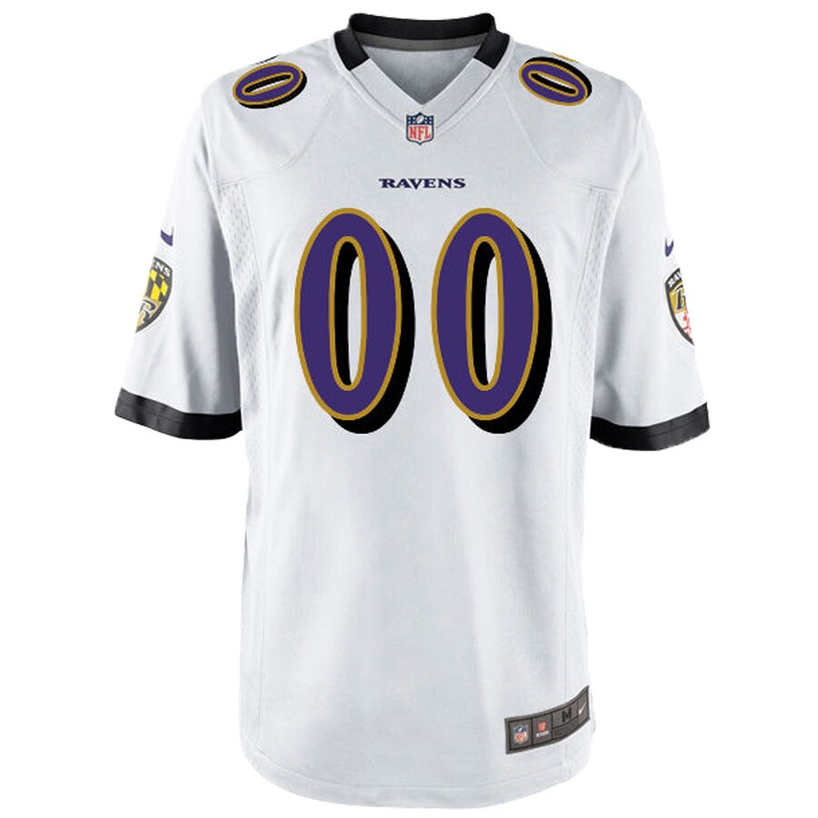 Alternative view of Ravens White Custom Jersey - Nike - Personalize Yours!