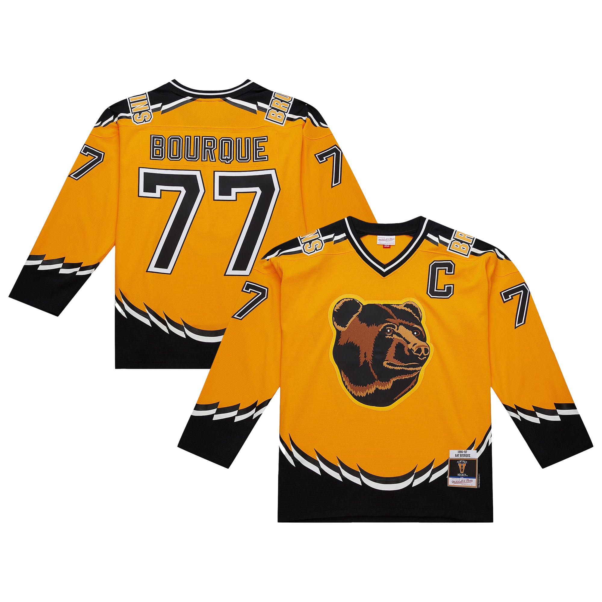Ray Bourque Boston Bruins 1996-97 Power Play Jersey - Gold
