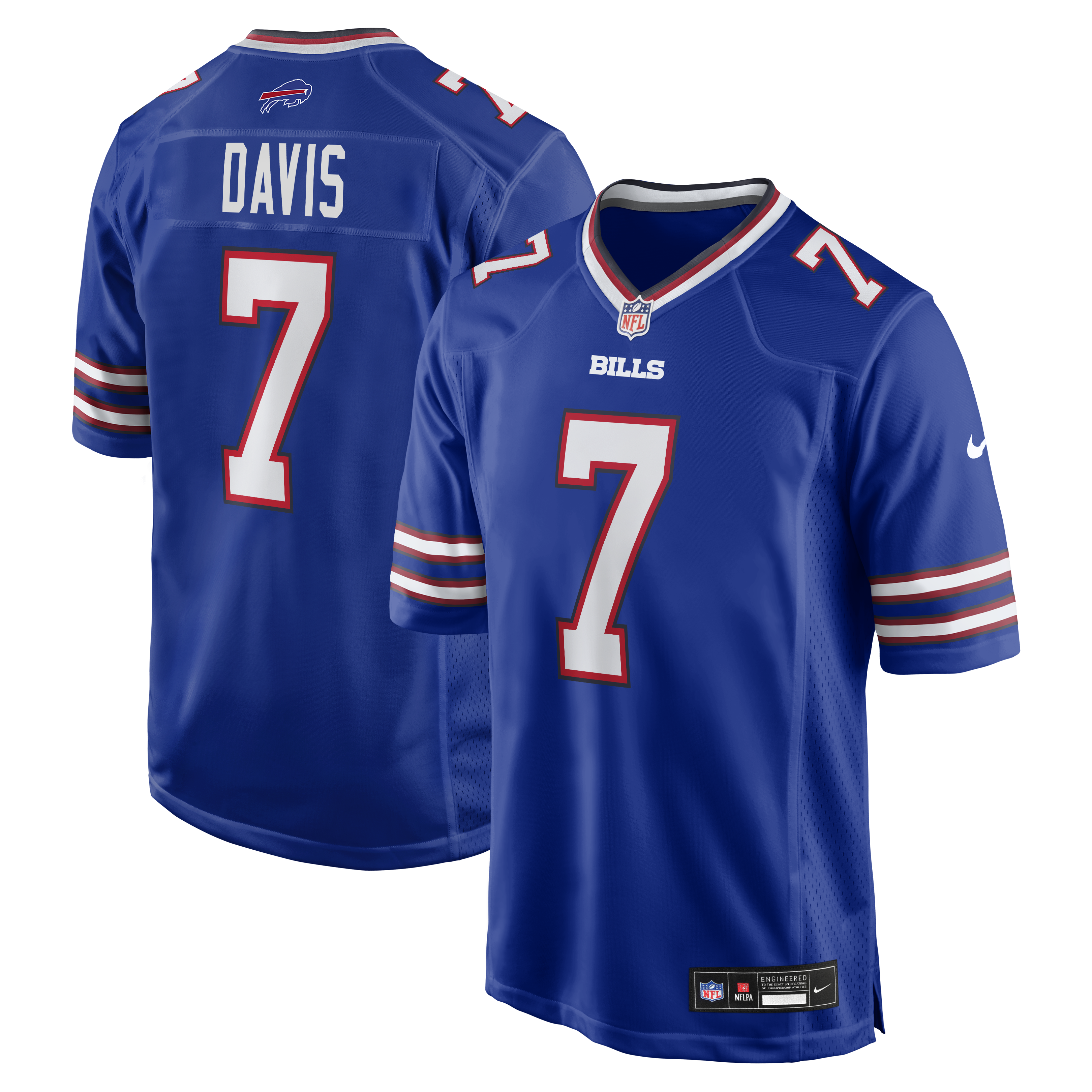Ray Davis Buffalo Bills Team Game Jersey - Royal
