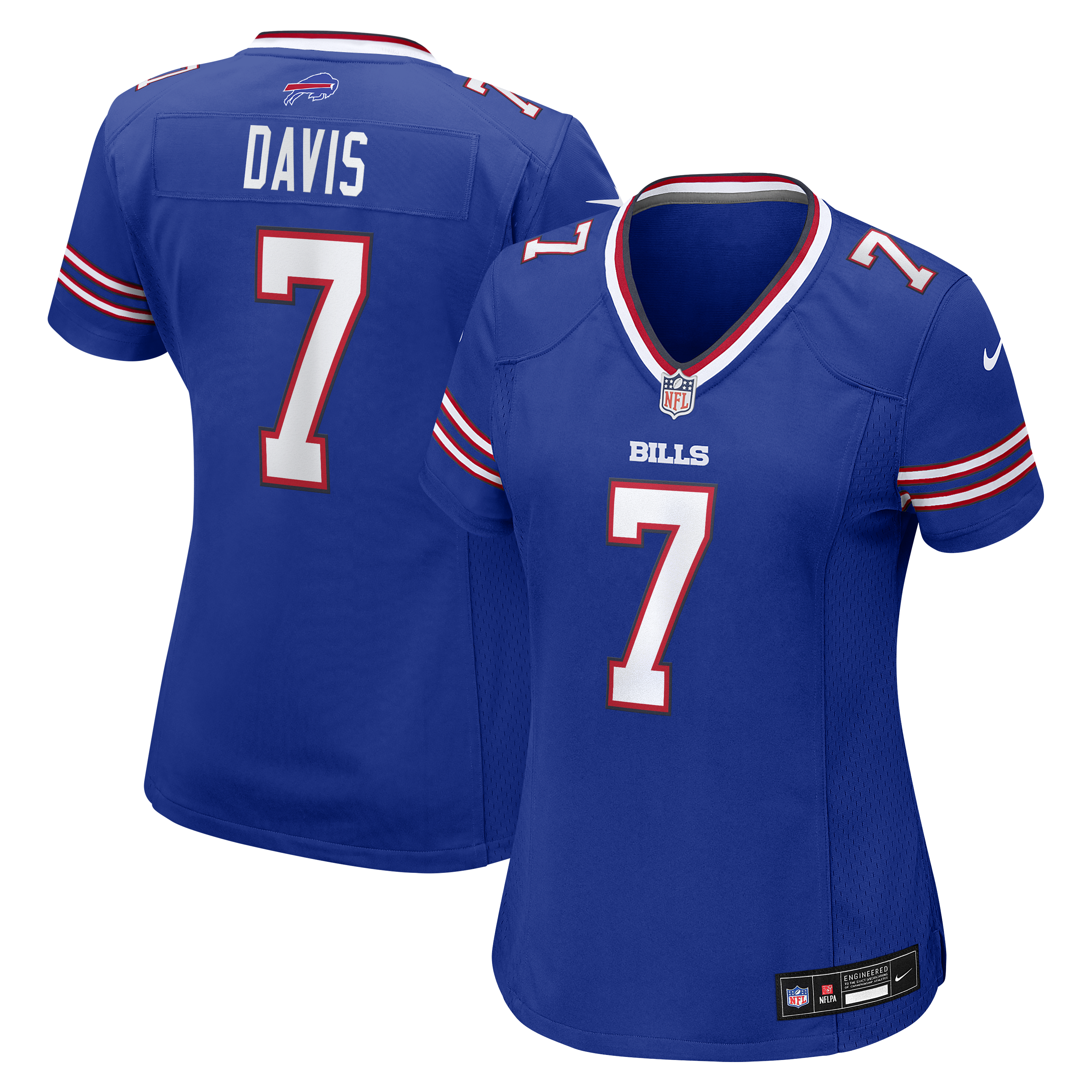 Ray Davis Buffalo Bills Women's Team Game Jersey - Royal