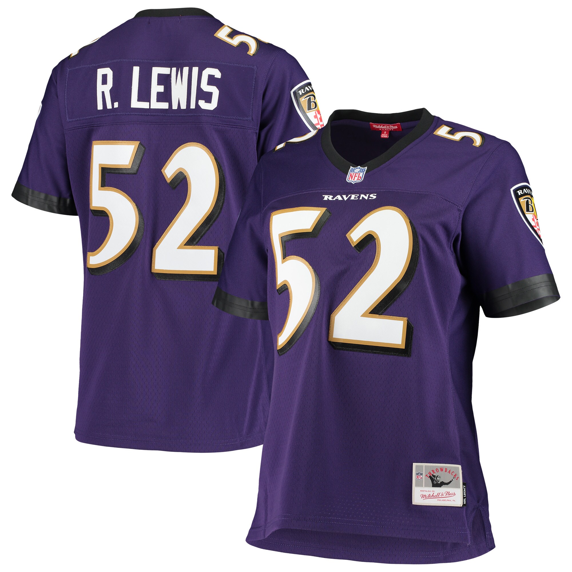 Ray Lewis Baltimore Ravens Women's Legacy Team Jersey - Purple