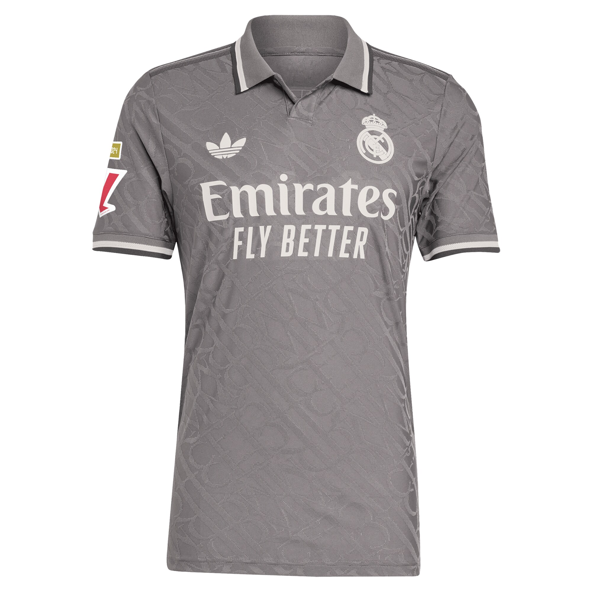 Alternative view of Real Madrid 2024 Grey Jersey - Adidas Real Madrid 2024 Grey Away
