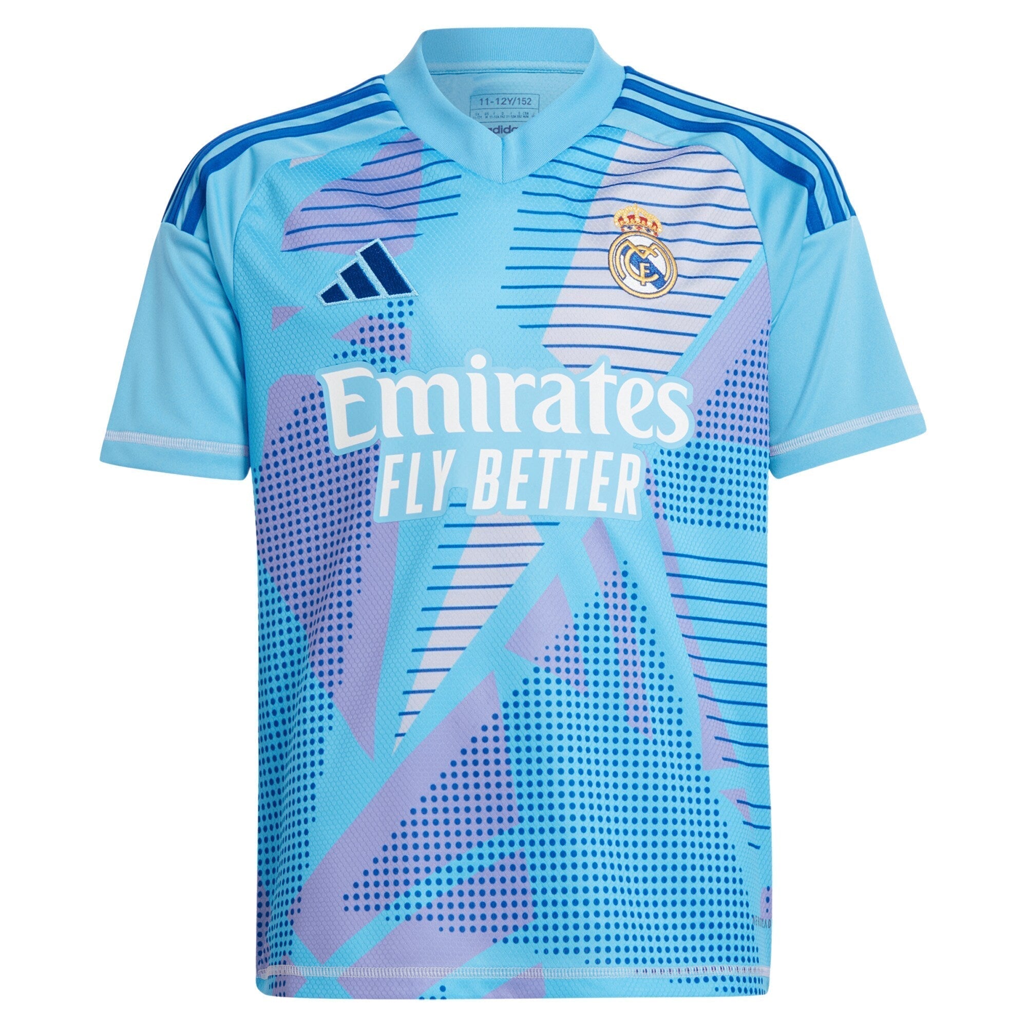 Alternative view of Real Madrid 2024 Kids Blue Goalkeeper Jersey - Ultimate Fan Kit