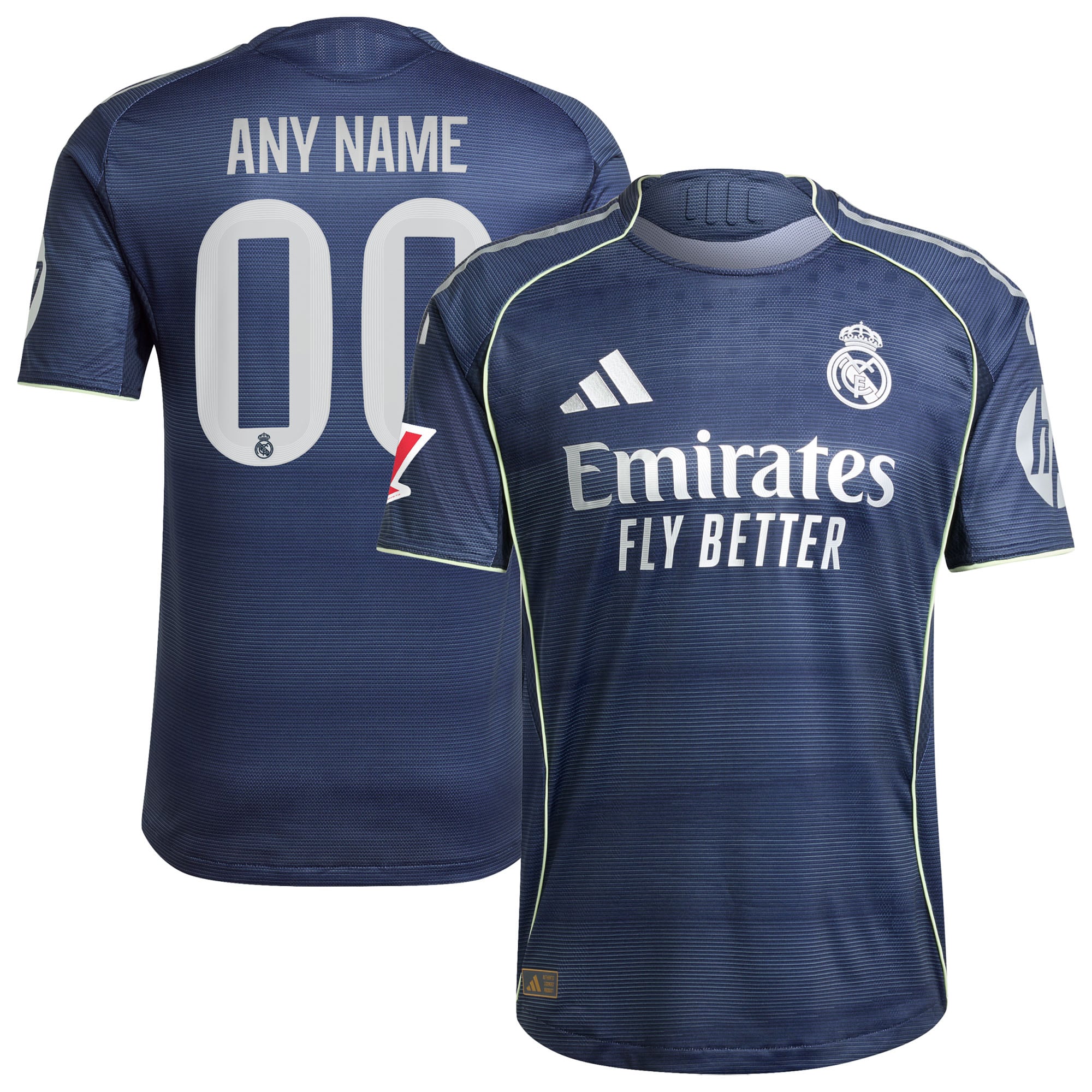 Real Madrid 2025/26 Away Custom Jersey