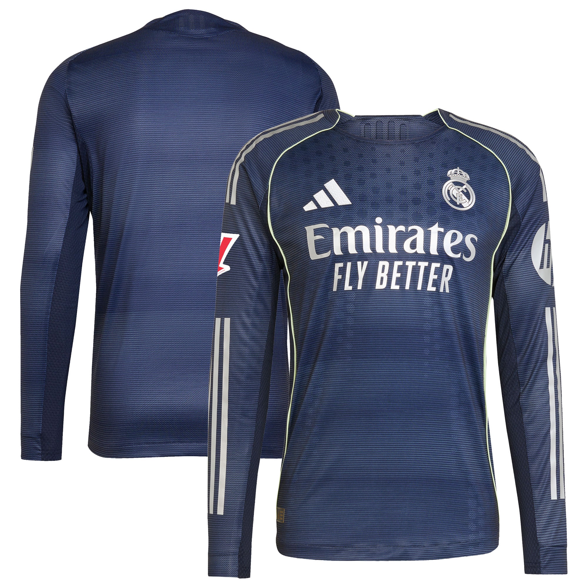 Real Madrid 2025/26 Away Long Sleeve Jersey