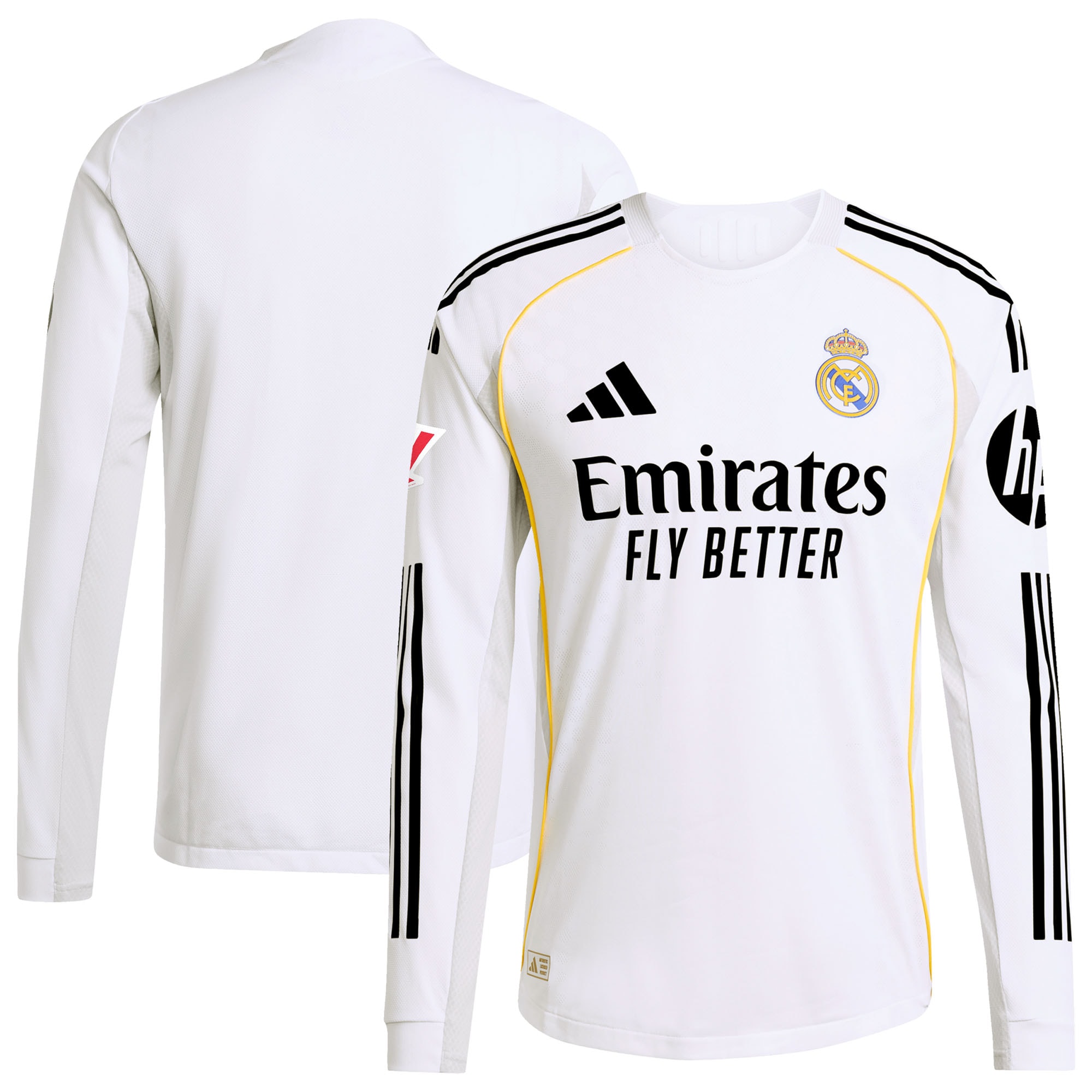 Real Madrid 2025/26 Home Long Sleeve Jersey