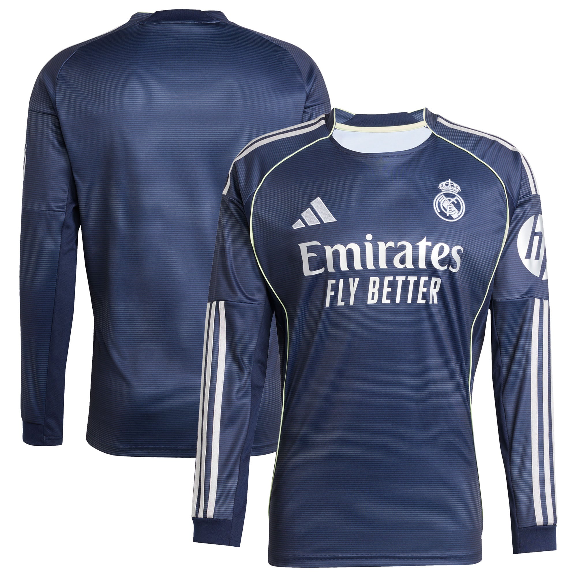 Real Madrid 2025/26 Home Long Sleeve Jersey